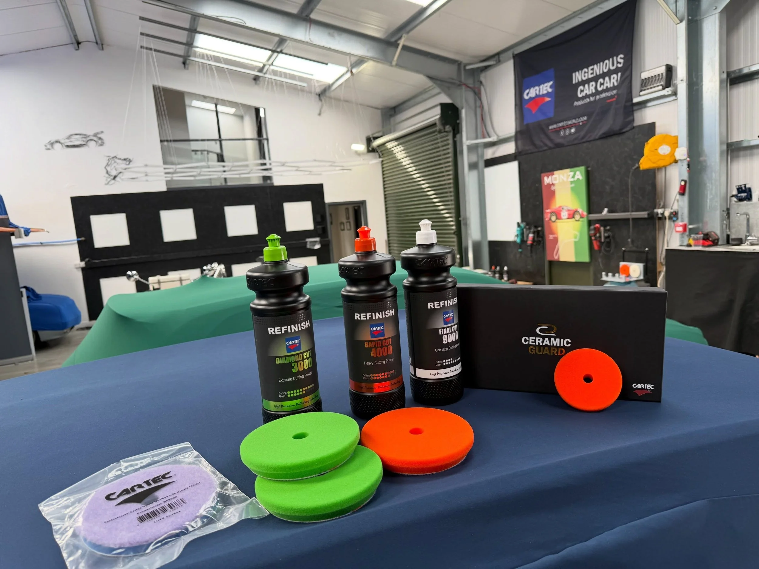 Fully restocked and ready for the 1959 Cadilac from @paintingclassiccars. #cadilac #cartec #detailing #ceramiccoating