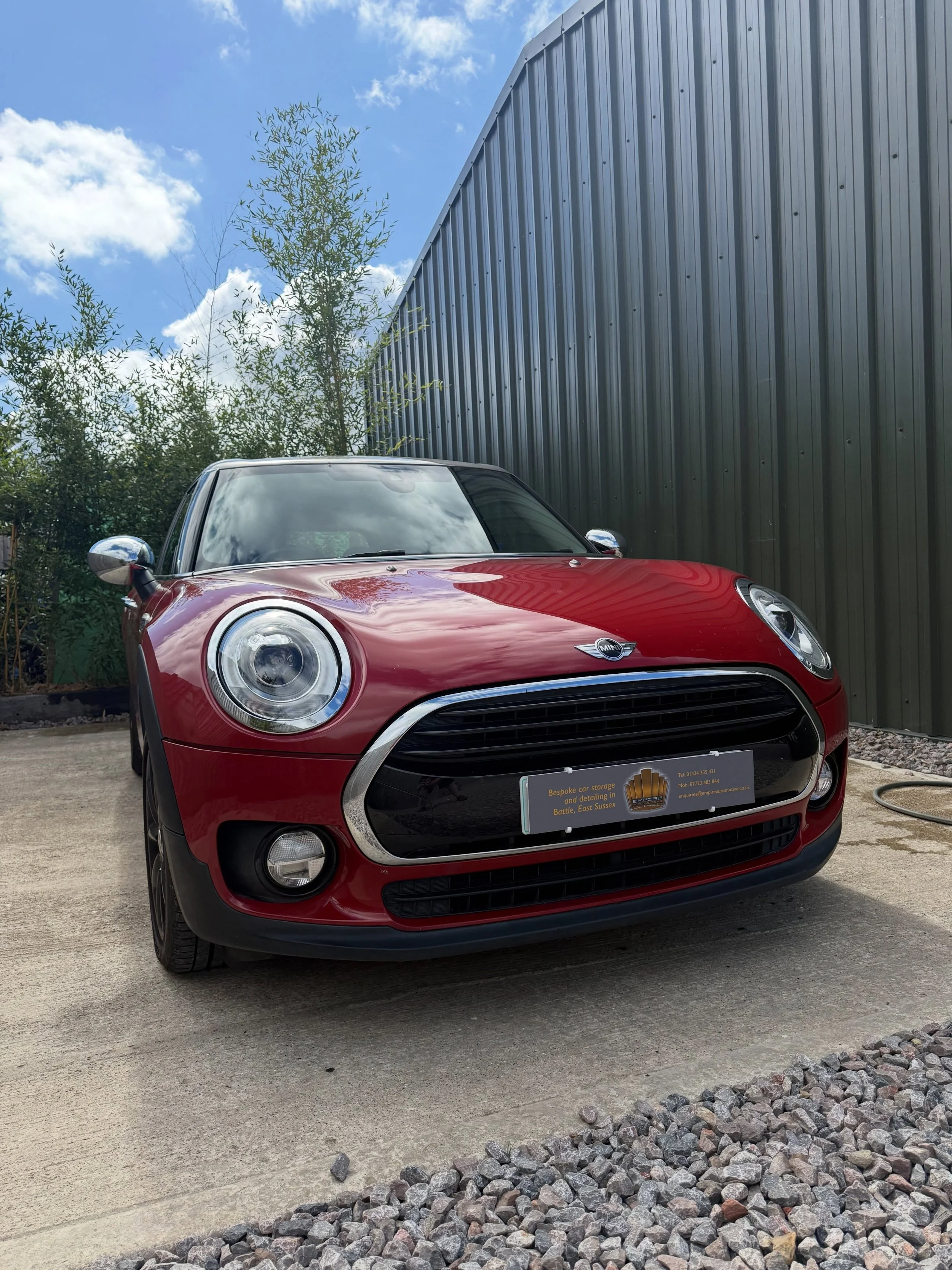 2015 Mini Clubman complete. First up was a full decontamination wash, and claybar. Once indoors and masked up we carried out a 2 stage paint correction and enhancement. The results on this one were amazing. A huge transformation from scratched and sw