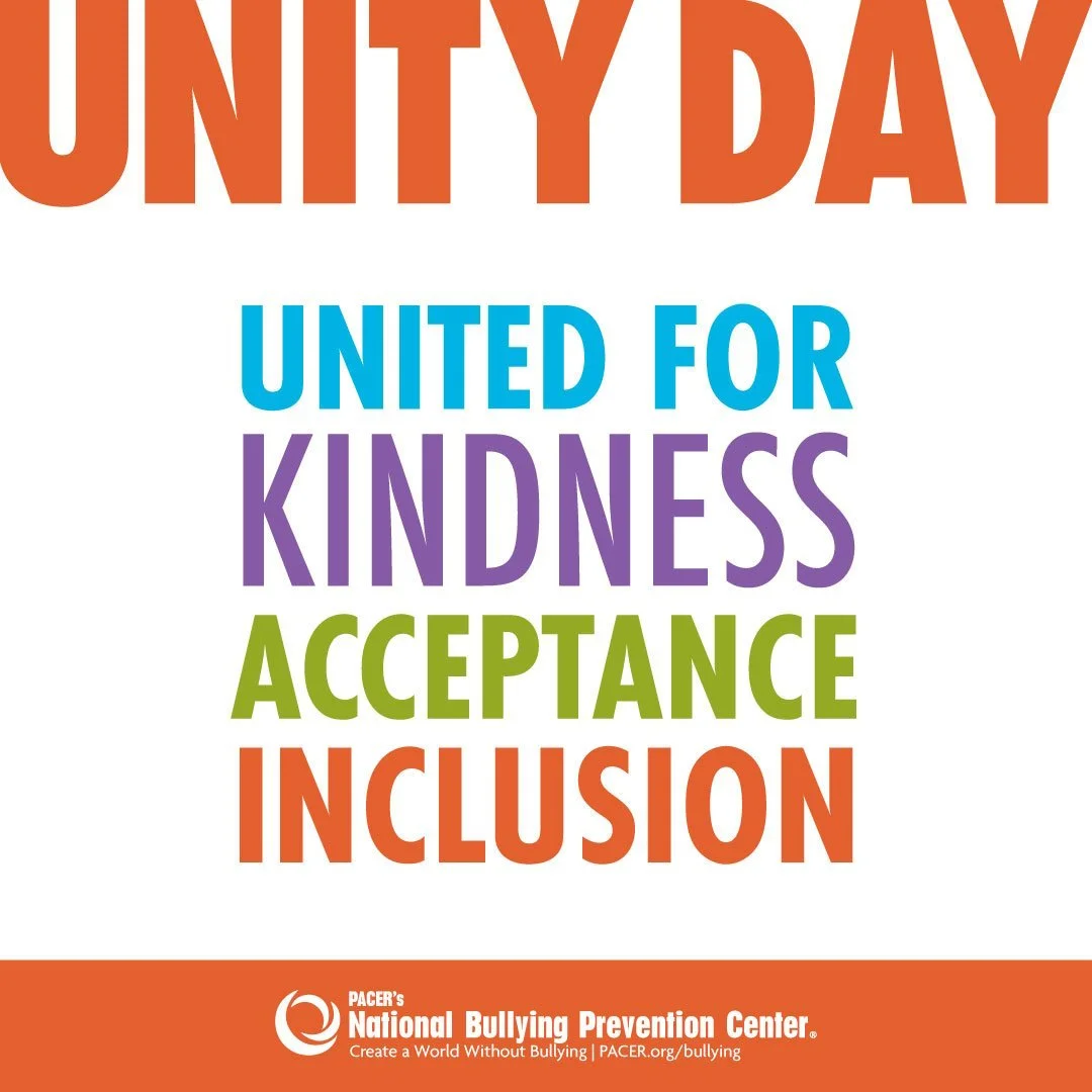 Bullying can have a profound impact on one’s mental and emotional health and overall well-being. 
@pacer_nbpc started Unity Day as a call to action to build community through kindness, acceptance, and inclusion, and to take a stand against bul