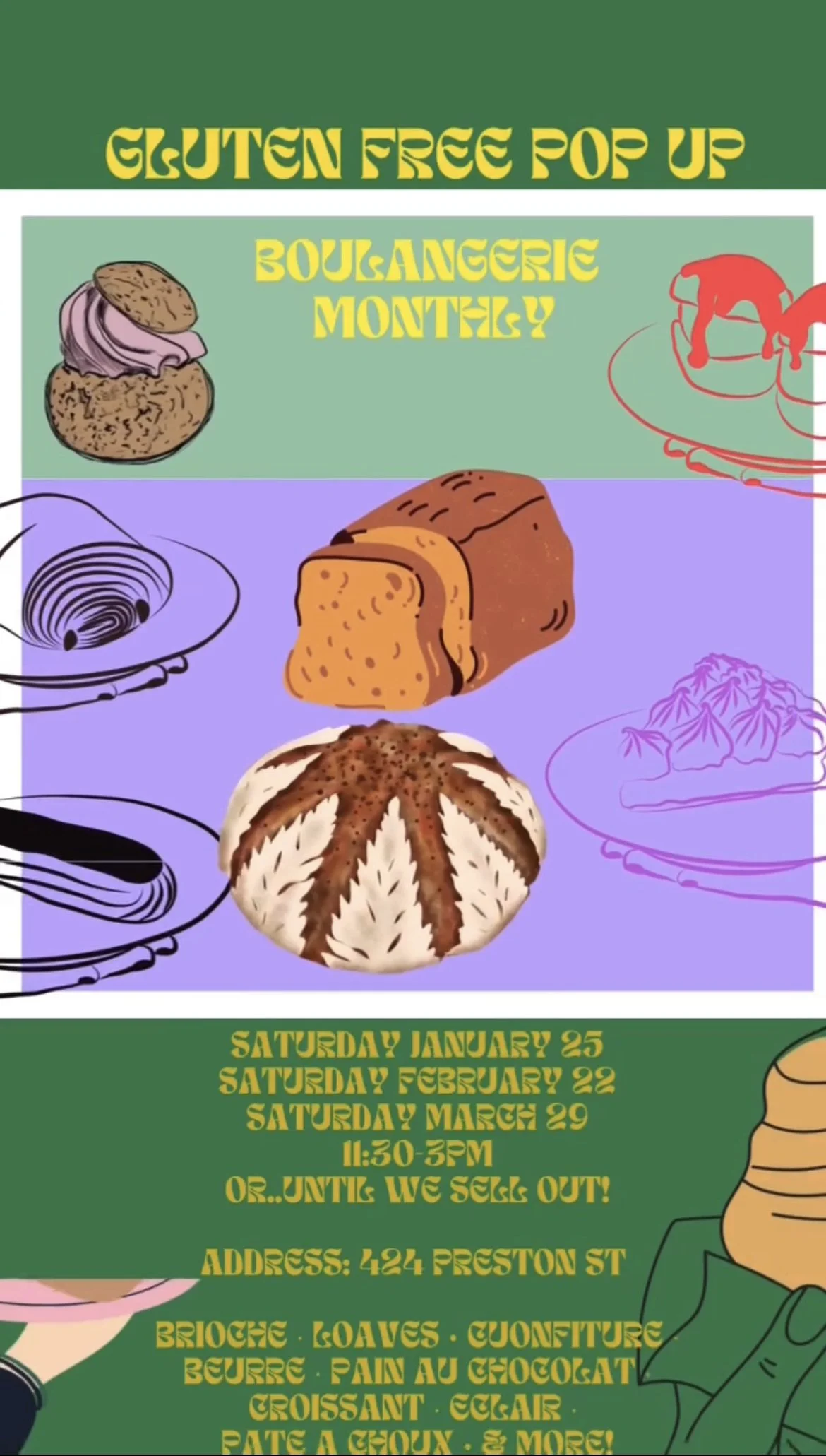 GLUTEN FREE BOULANGERIE POP UP AT VAIN IN VERSAILLES  