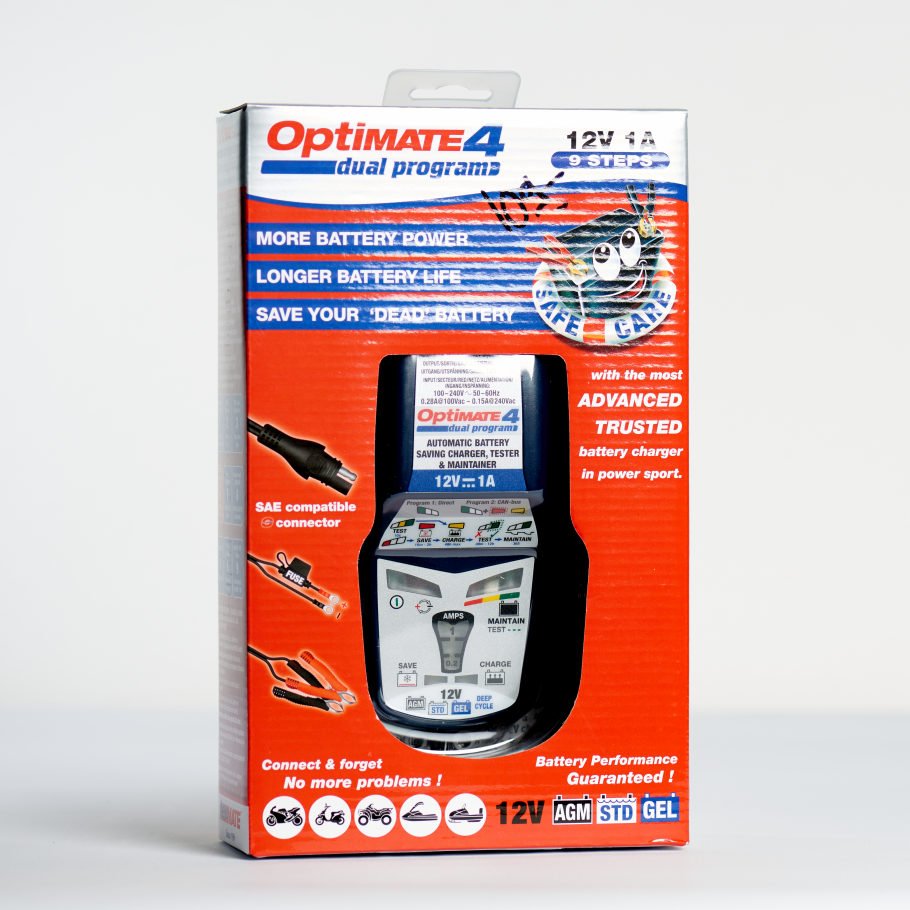 Batterie Ladegerät Motorrad 12V OptiMate 4-Dual