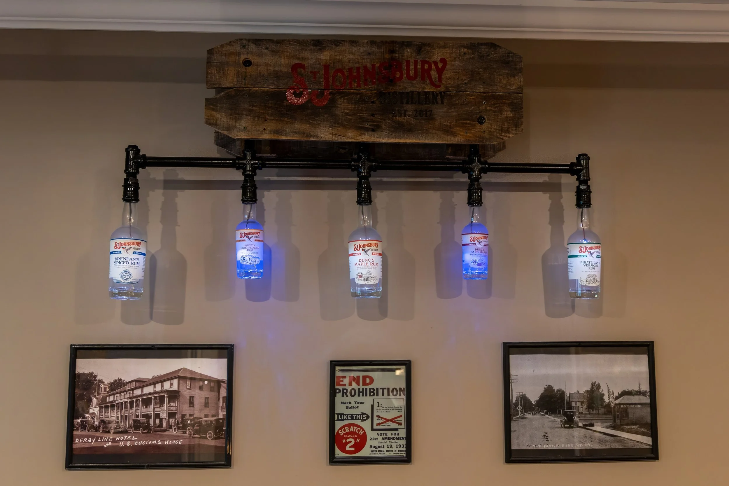 Cool prohibition decor!