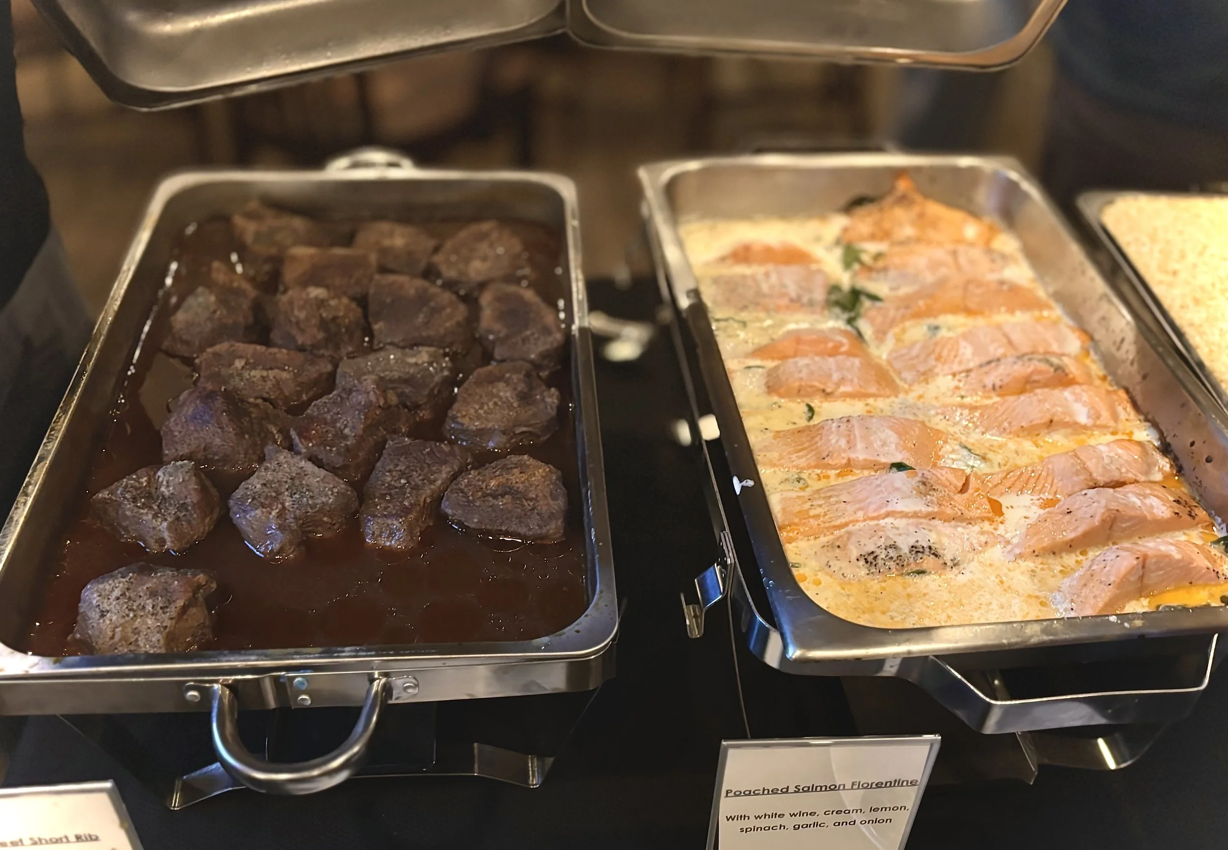 Catered buffet entrees