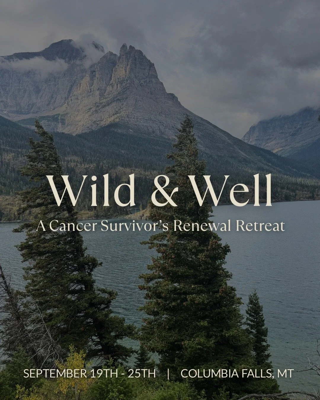 💛 A Cancer Survivor &amp; Caregiver Renewal Retreat &ndash; September 19&ndash;25, 2026 💛

Same intention, new location: we&rsquo;ll be gathering in Columbia Falls, MT, near Glacier National Park&mdash;and truly, there&rsquo;s no place like it. 

T