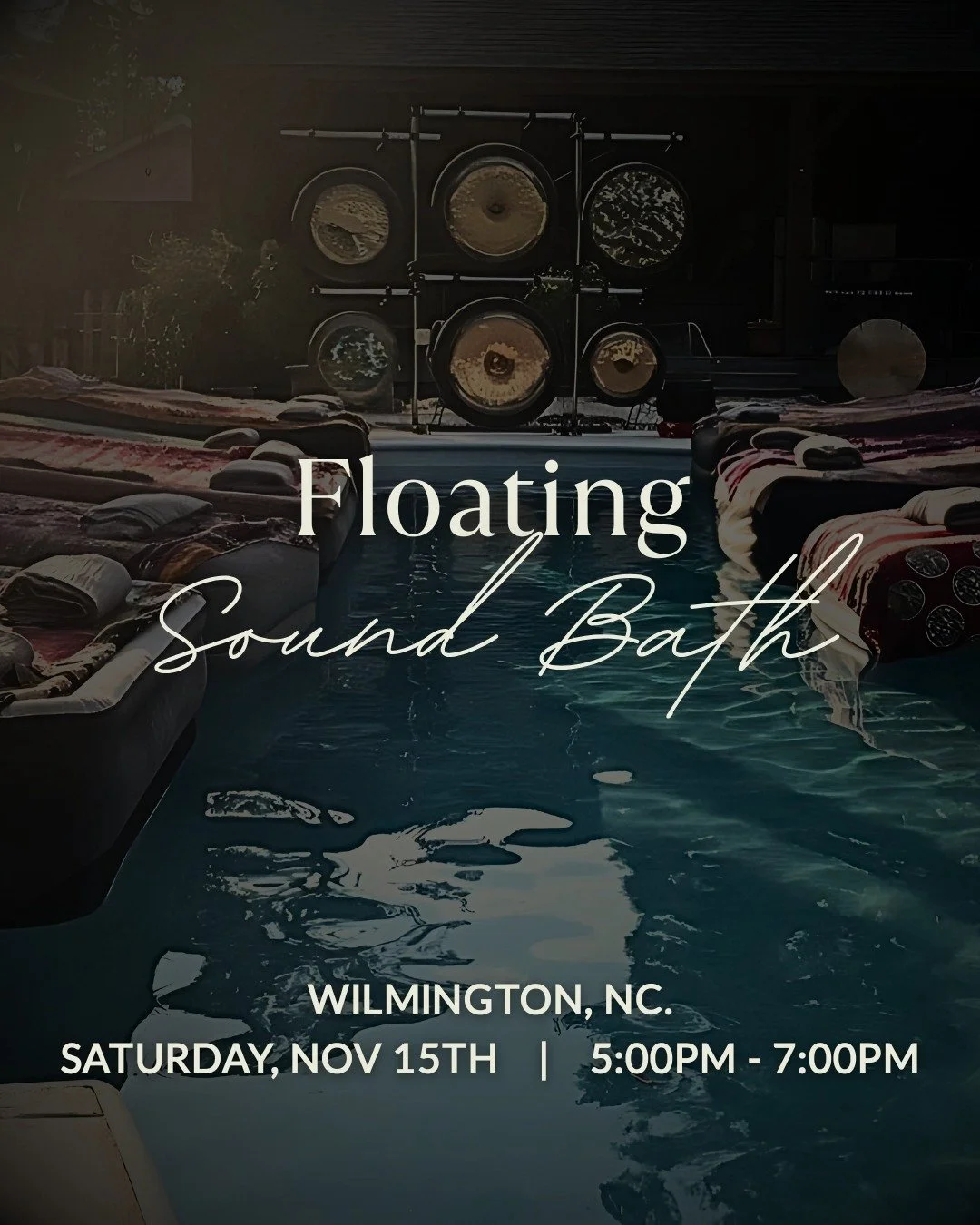 🚨 LAST CALL!🚨 

Our fan-favorite Floating Sound Bath might be saying goodbye for the season&hellip;but Wilmington weather has a mind of its own, so we&rsquo;ll float as long as it&rsquo;s still cozy enough! 🫧💛

Float your stress away 🗓️ Saturday