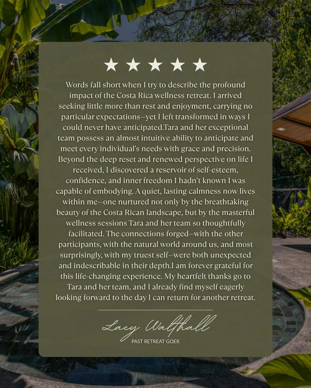 When someone puts their transformation into words&hellip;✨😍 Grateful for every heart that chooses to journey inward with us. 

⏳ Time is running out to snag our Early Registration pricing! 
Now through the New Year, you can save on our 2026 Wellness