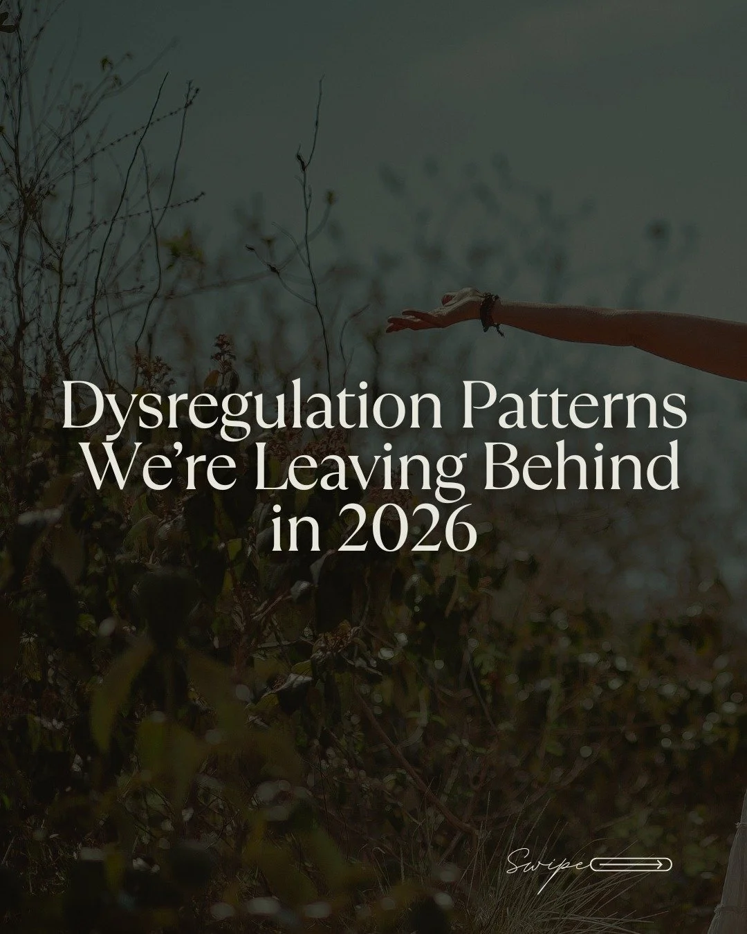 2026 wellness = More honesty.

More emotion.
More movement.
More staying with yourself, especially when it&rsquo;s messy.

Your body isn&rsquo;t here to be controlled.
It&rsquo;s here to protect you, inform you, express you, and carry you through.
An