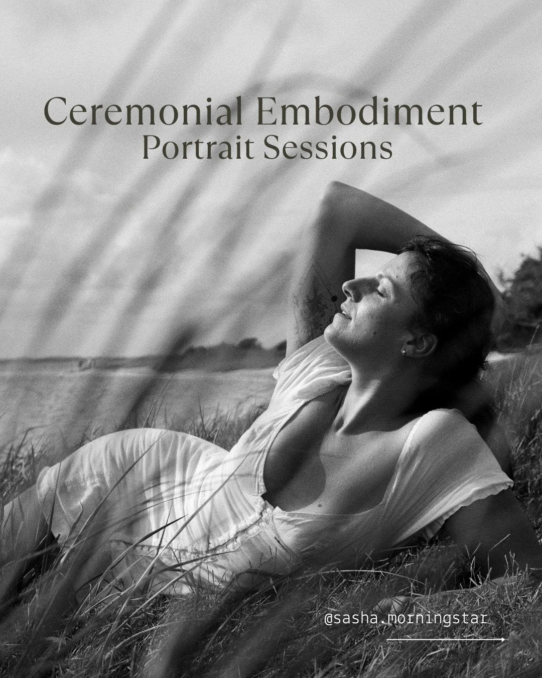 Some experiences can&rsquo;t be explained.
They have to be felt.

Ceremonial Embodiment Portrait Sessions hold a moment in time where you&rsquo;re given full permission to express, witness, and feel your becoming in the body, and then carry that expe