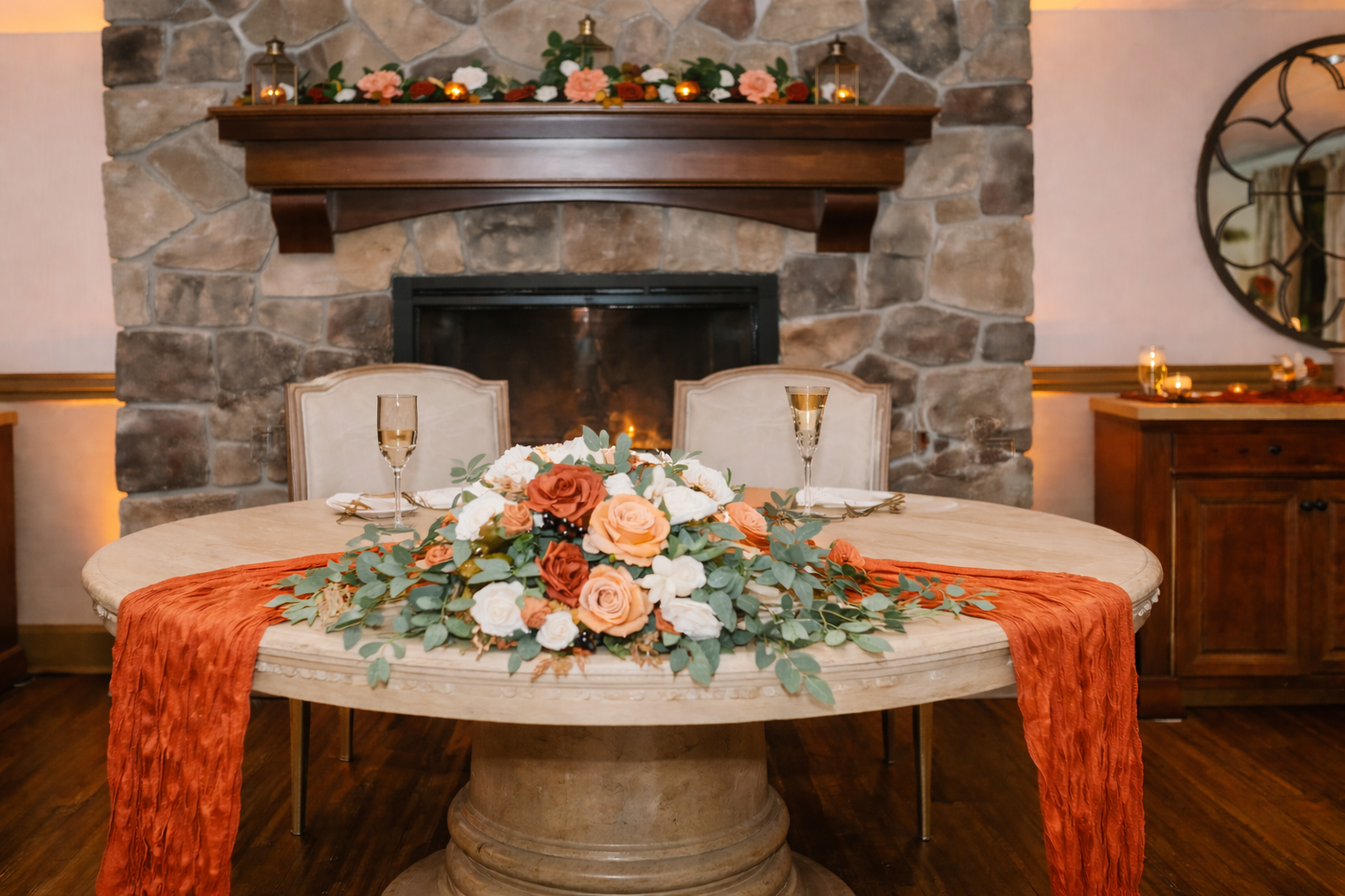 Elegant table setting by the fireplace.png