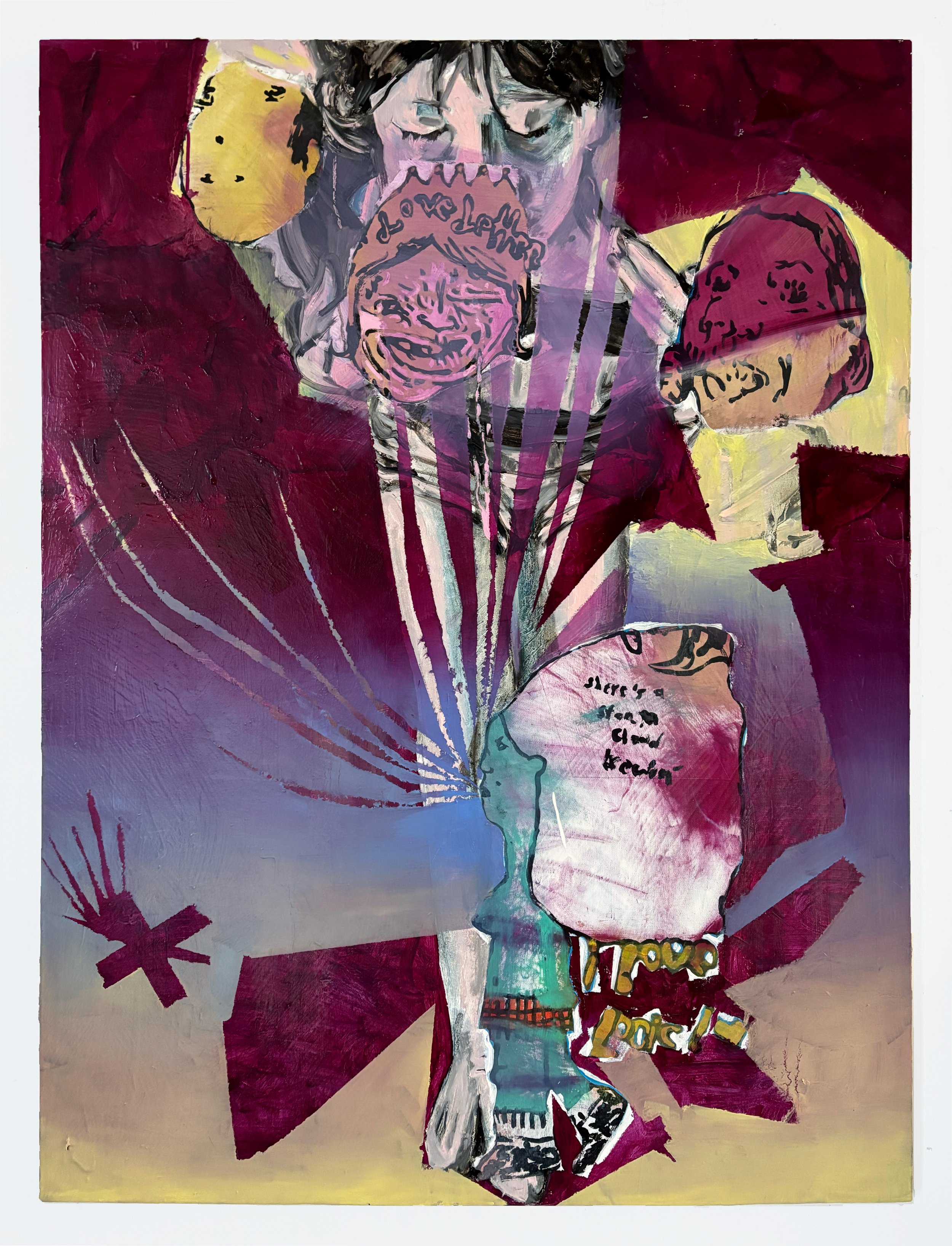 'I Love Logic', 2025, Oil on Canvas