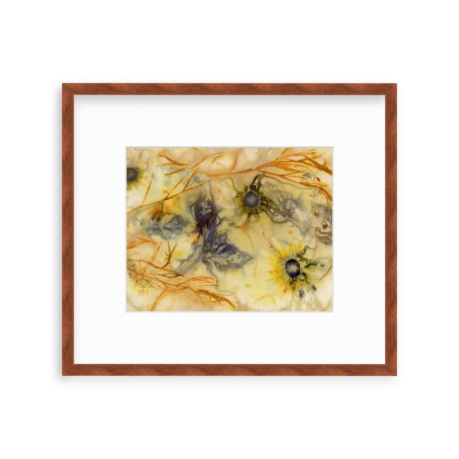 Gold+Sunflower+I+warm+wood+frame.jpg