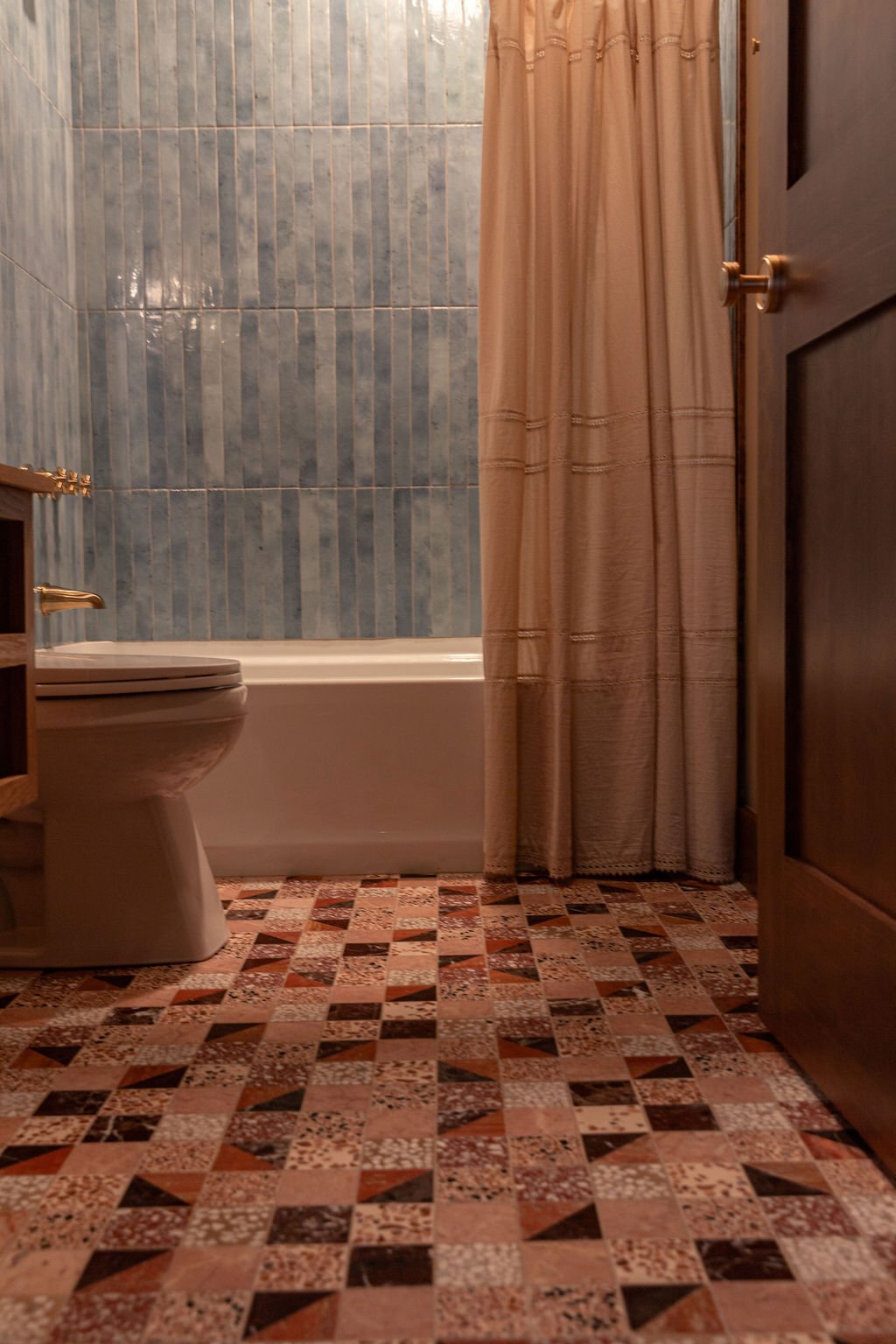 Monarch Bathroom at Bask Retreat Center