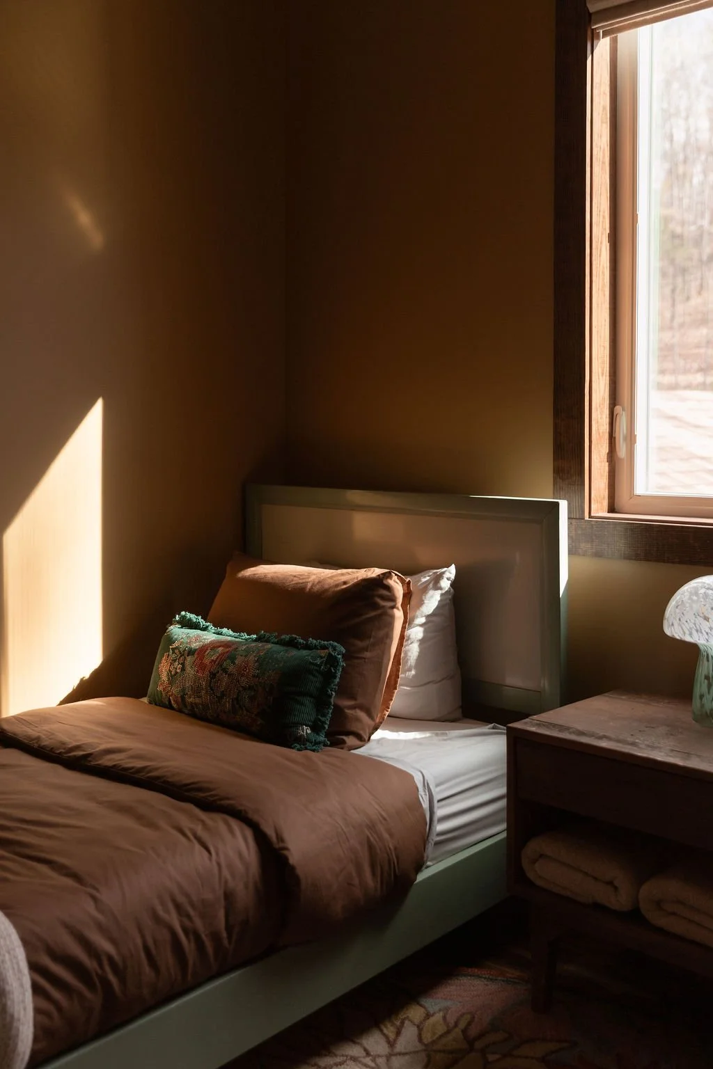 Cow Bell Bedroom at Bask Retreat Center
