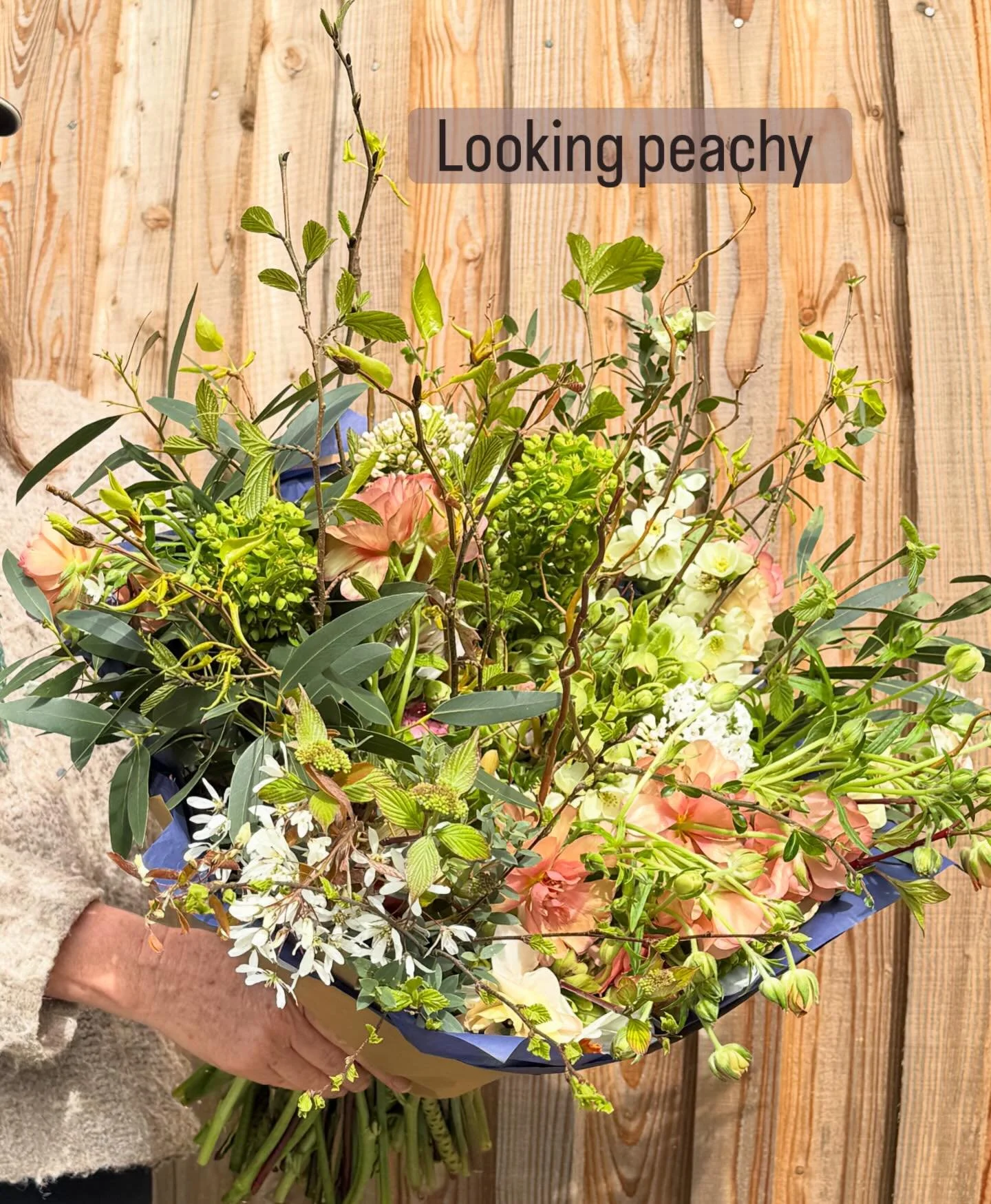 So lucky to  have all our English suppliers to step in before our flowers start blooming . Our euphorbia, narcissi blossom and spring foliages are all in full swing  but we are lacking in the prima Donna of flowers  @evolveflowers stunning new Butter