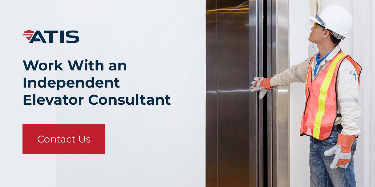 Work with an independent elevator consult with a contact us option