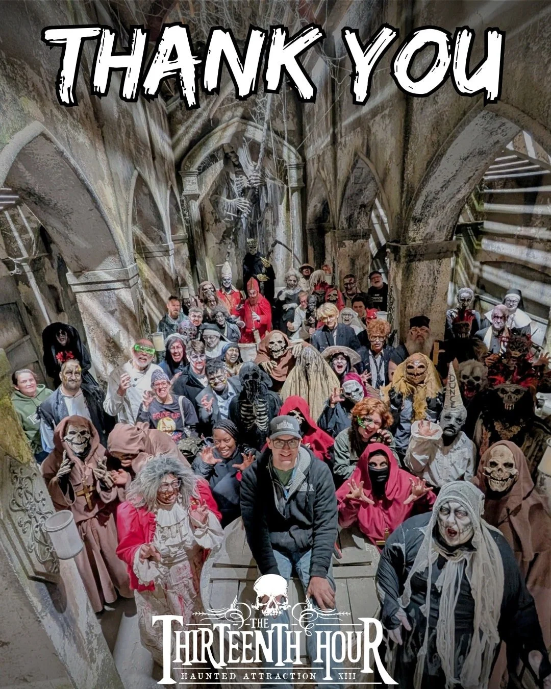 💀 THANK YOU 💀

What started as a small dream years ago has grown into something I never could&rsquo;ve imagined &mdash; and that&rsquo;s all because of you.

This was our 8th season at The Thirteenth Hour, and it was our biggest one yet. We added a