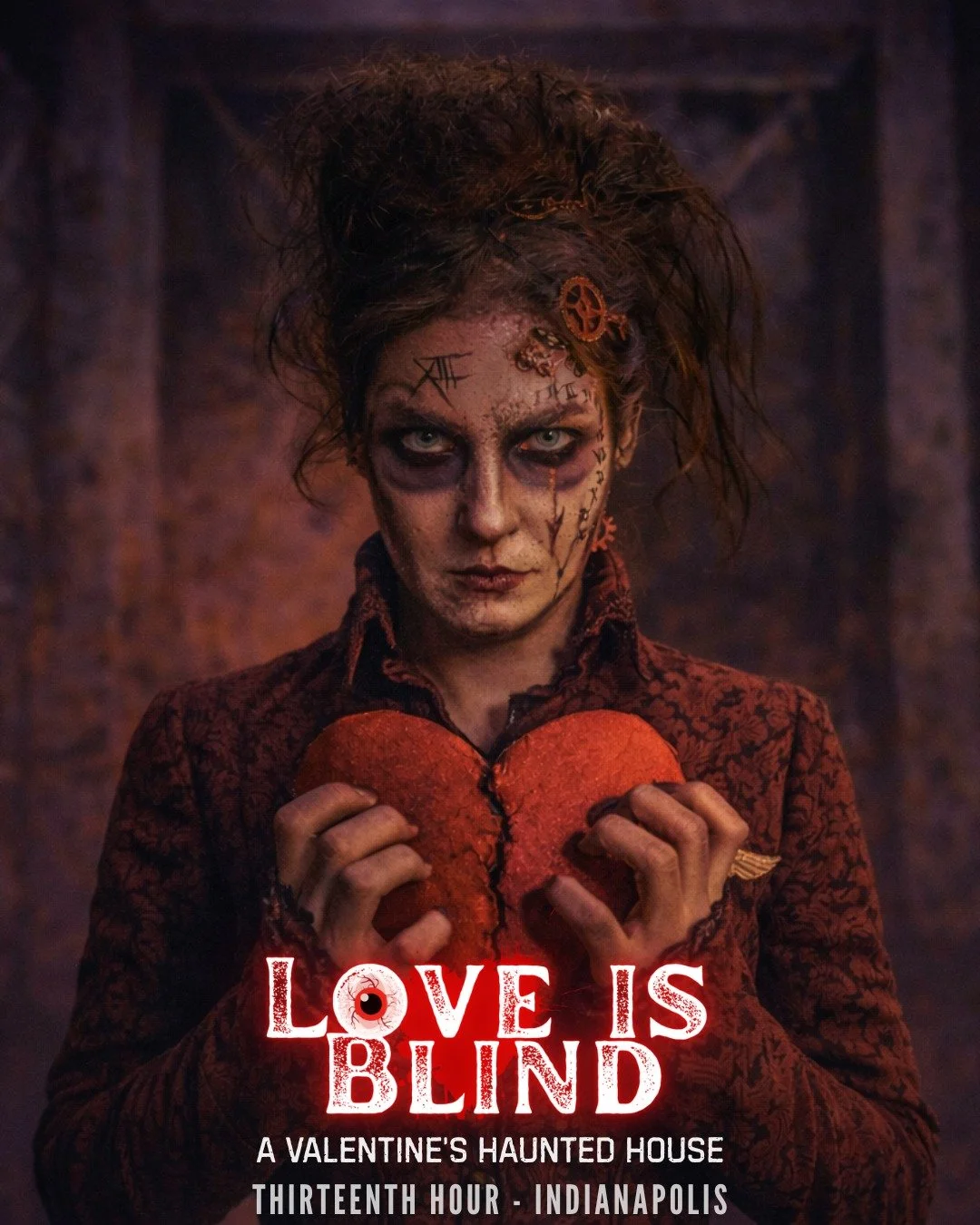 Love Is Blind returns to The Thirteenth Hour.

A Valentine-themed haunted house experience with live actors and immersive scenes, created exclusively for February 13 &amp; 14 in Indianapolis.

Tickets are on sale now:
valentine.fearticket.com
