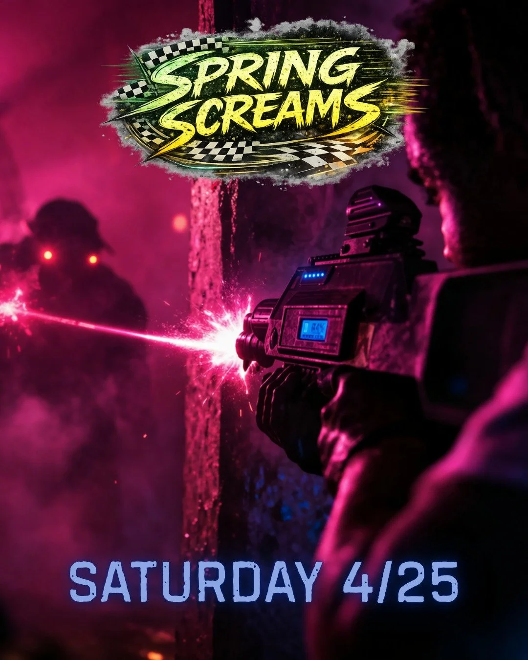 You&rsquo;ve never seen a haunted house do THIS before.

Decide your fate.

Battle your way through&hellip; or try to survive with all three lives

Spring Screams is just 2 weeks away!