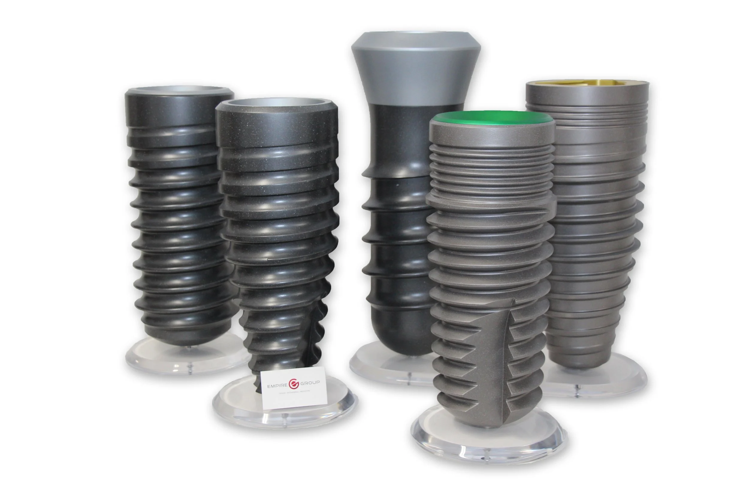 Large-Scale Model Dental Implants