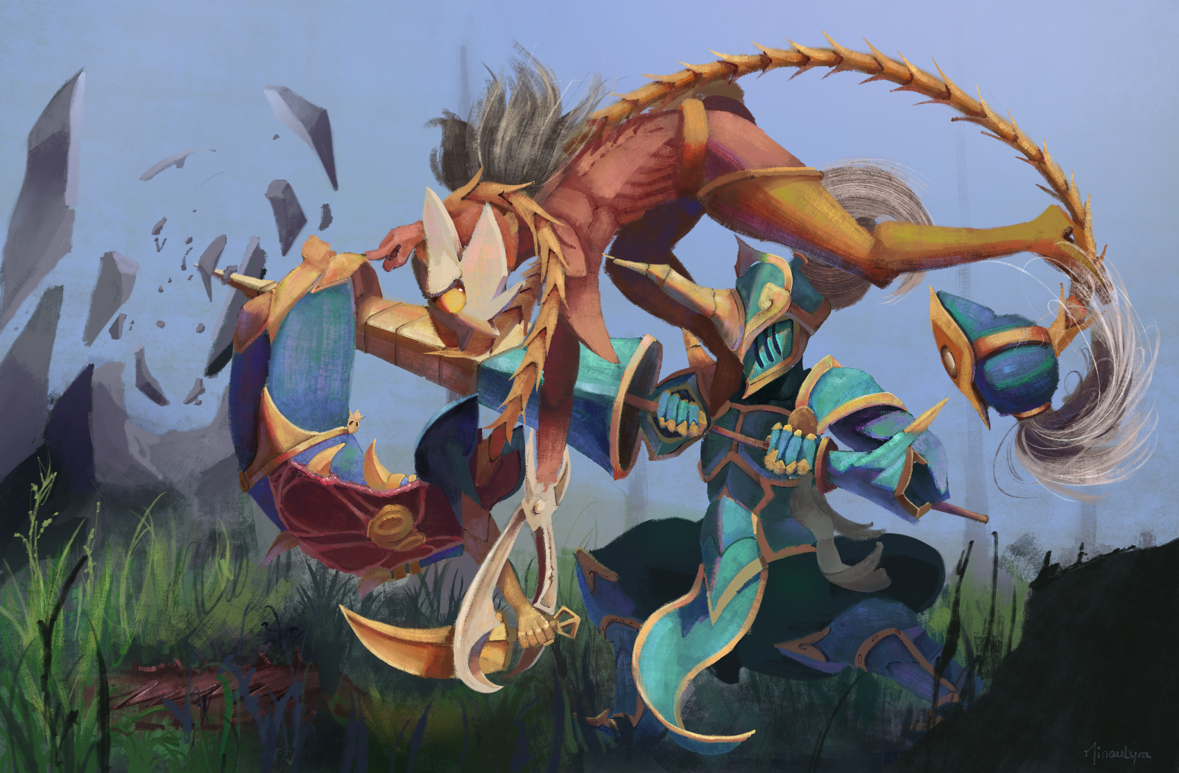 Personnage tiré du jeu Waven par Ankama