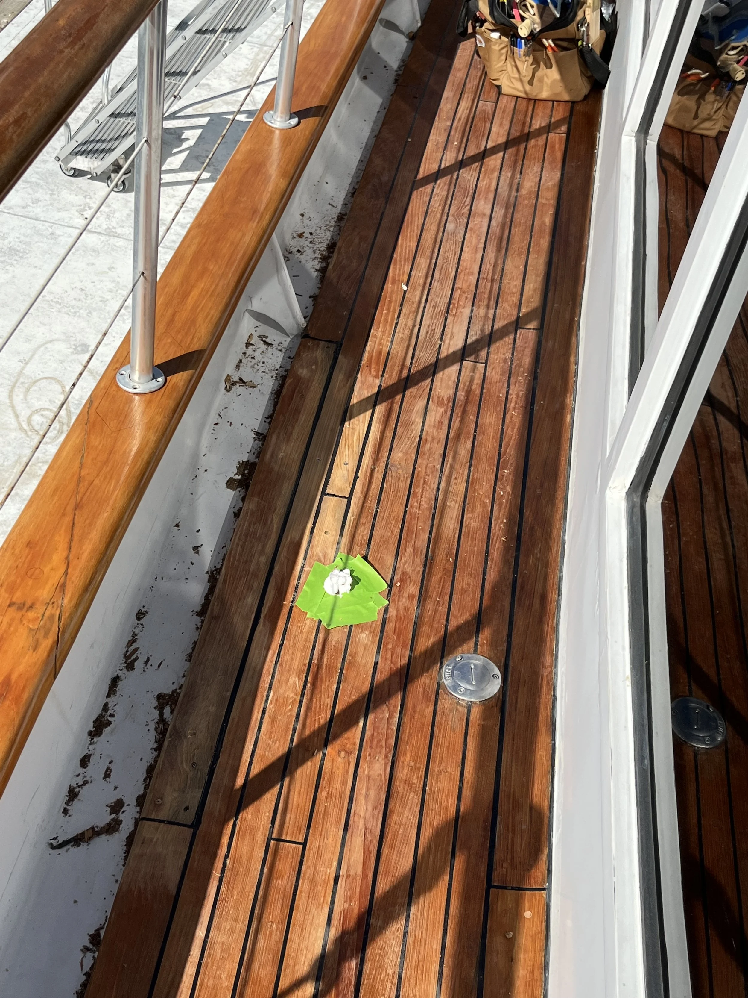 Teak decking