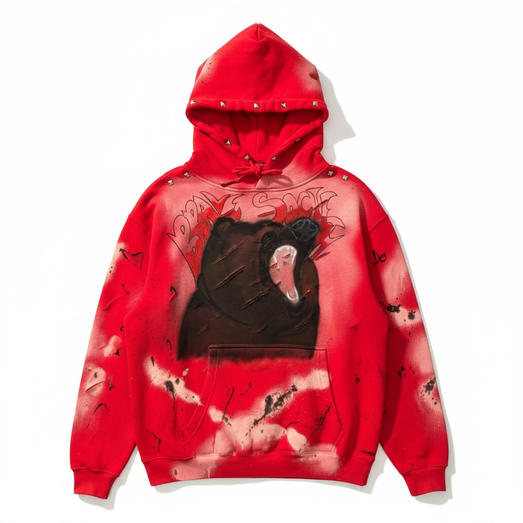 Brave Bear hoodie 1 of 1 (medium)