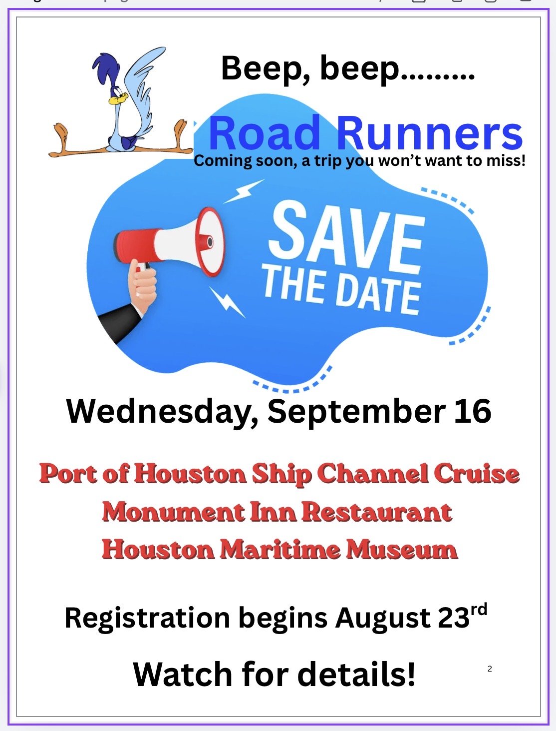 Road Runners Event