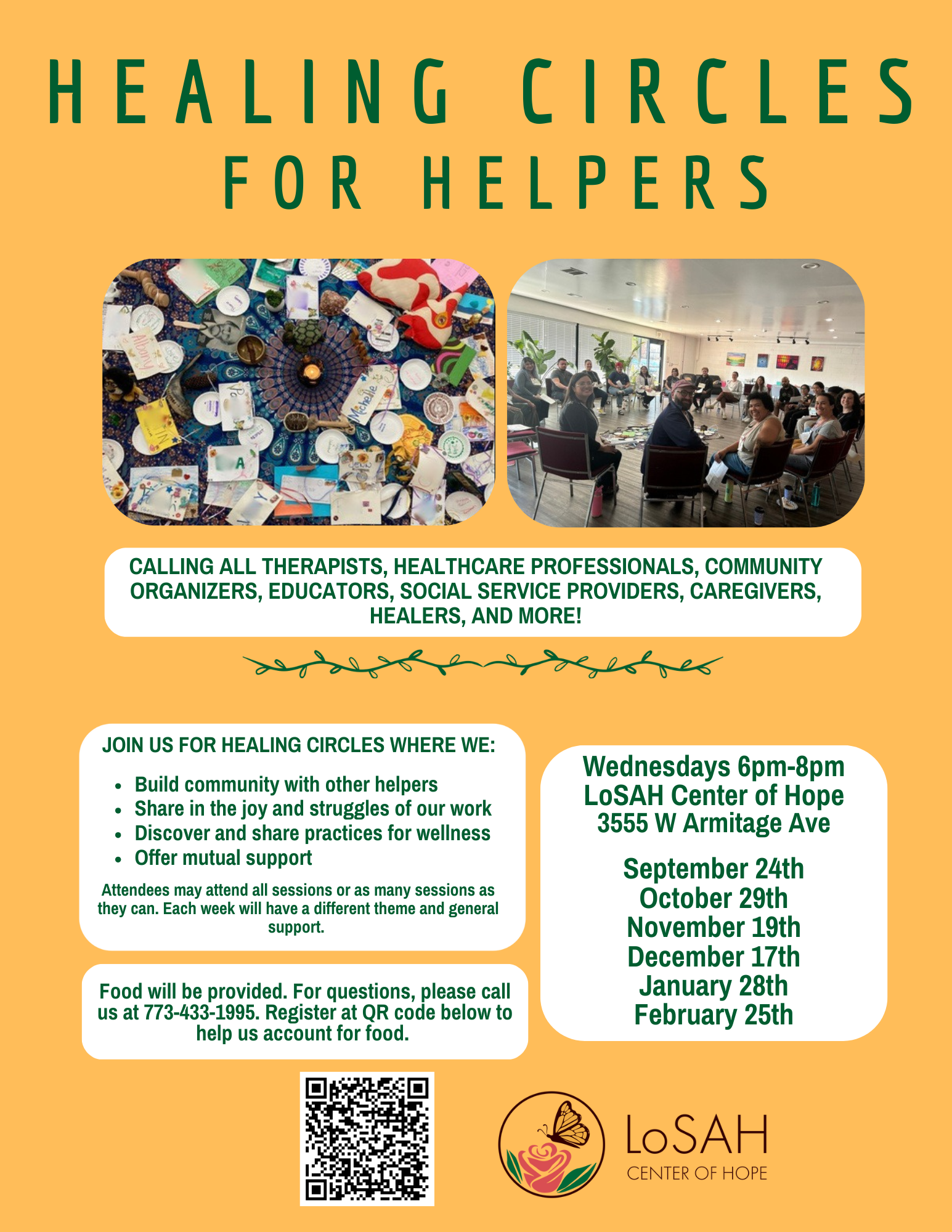 Healing Circle for Helpers - September