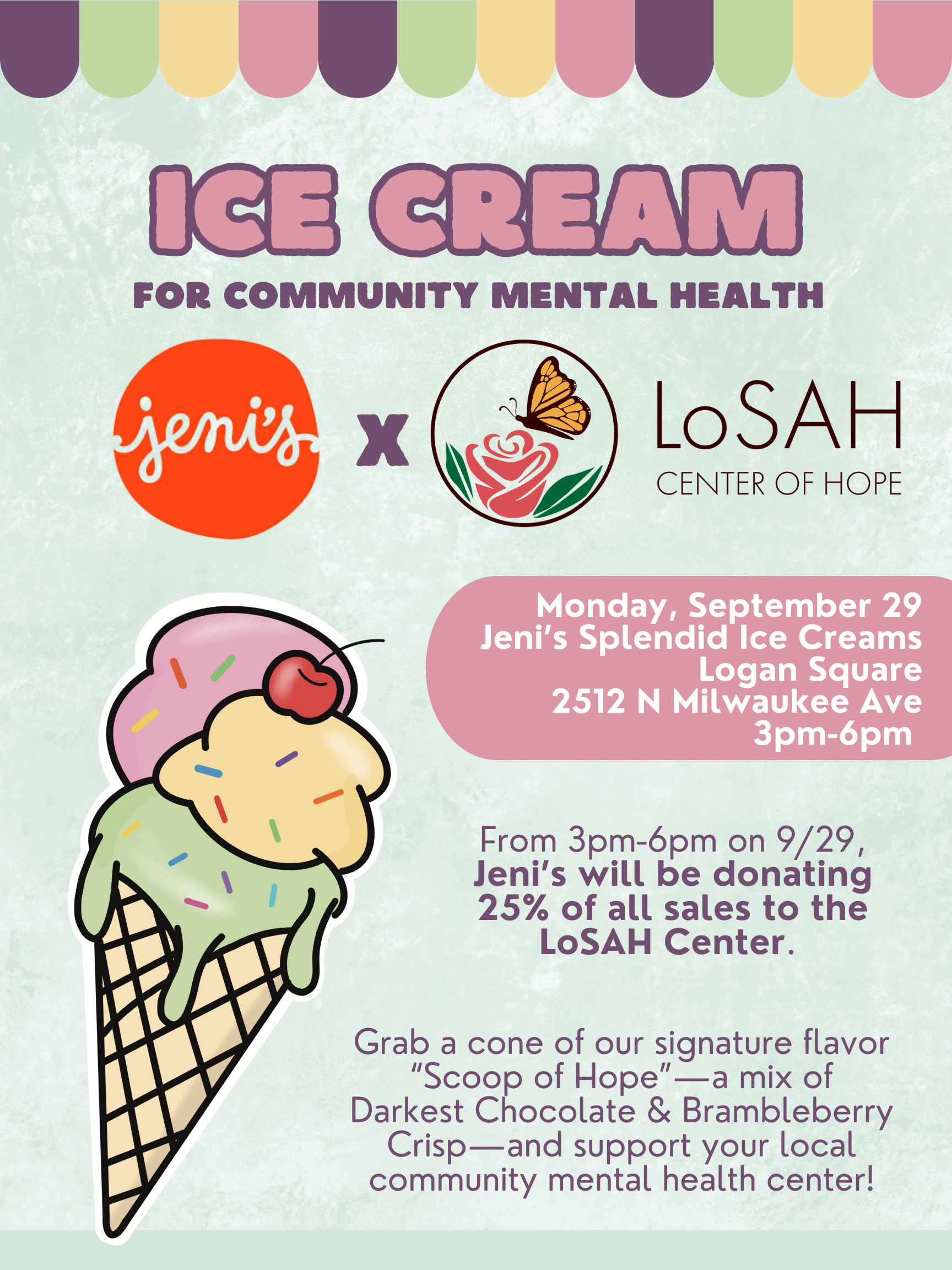 Ice Cream for Community Mental Health