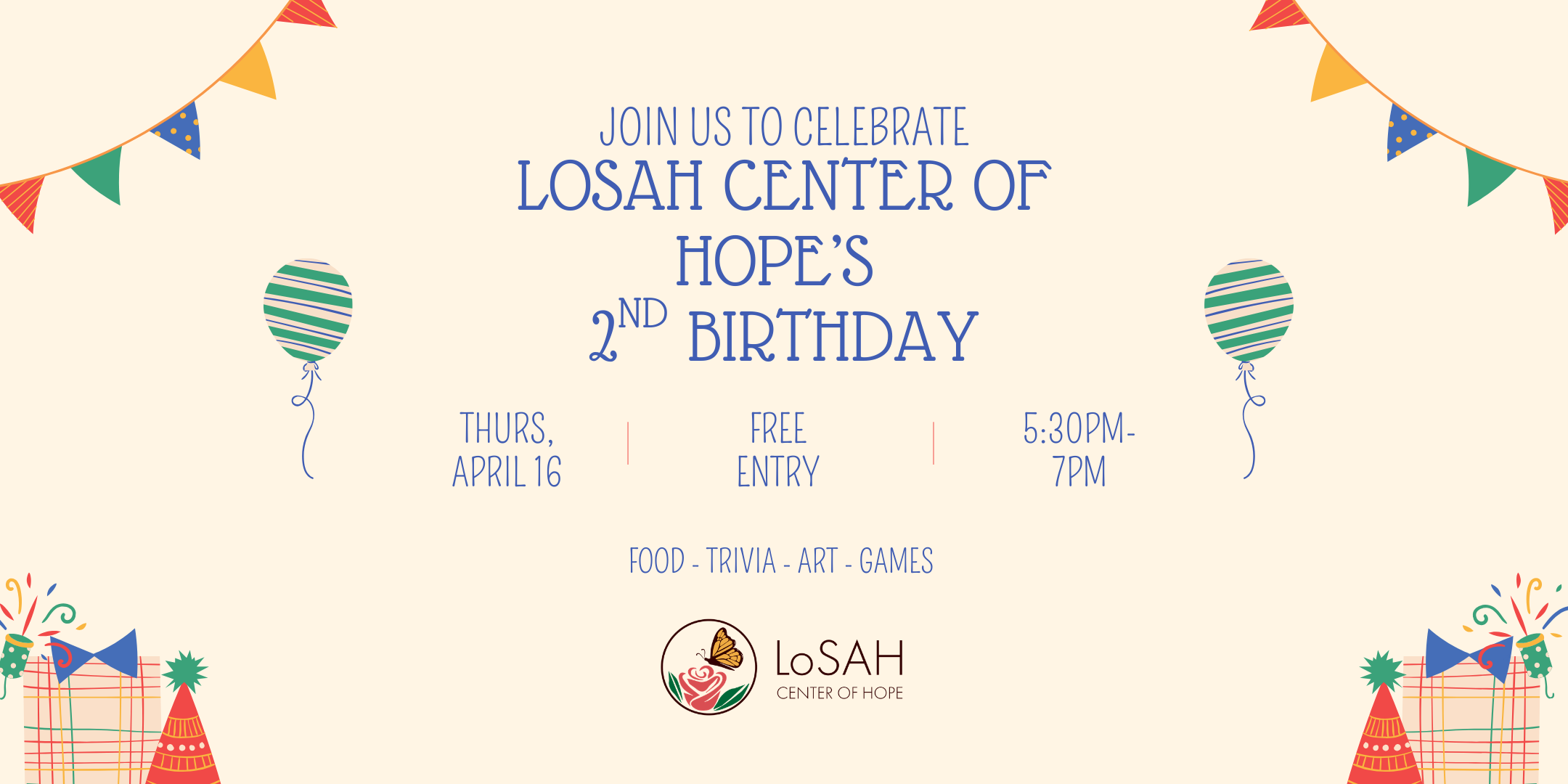 LoSAH's 2nd Birthday Party!