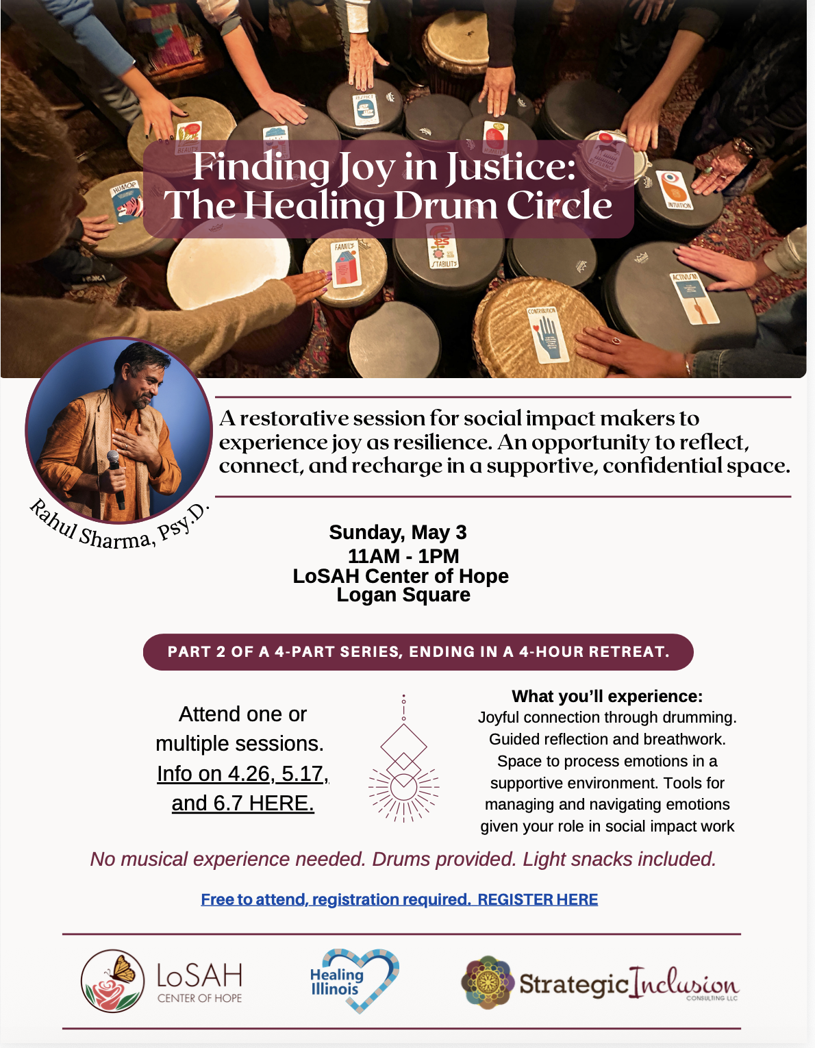 Finding Joy in Justice: The Healing Drum Circle