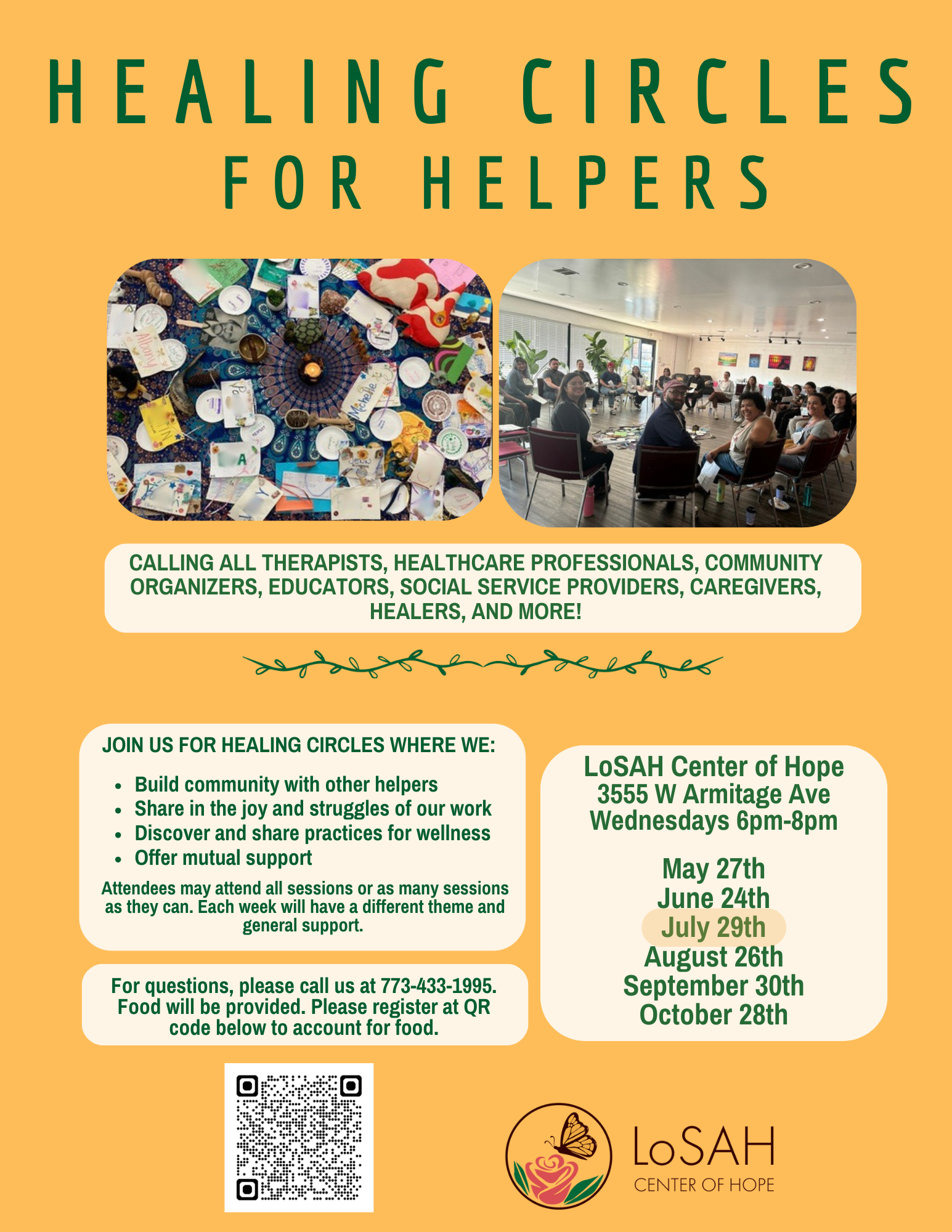 Healing Circle for Helpers - July