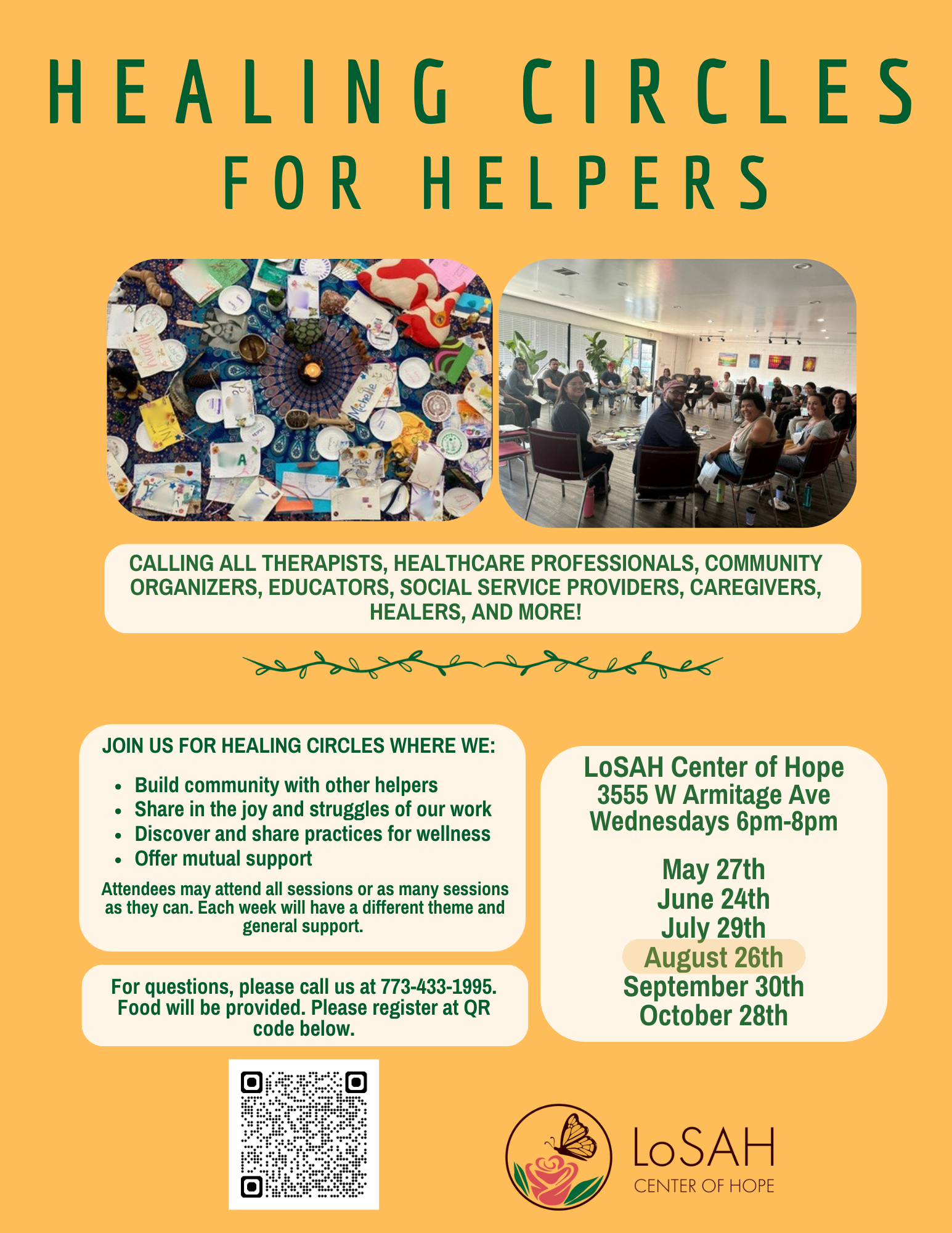 Healing Circle for Helpers - August