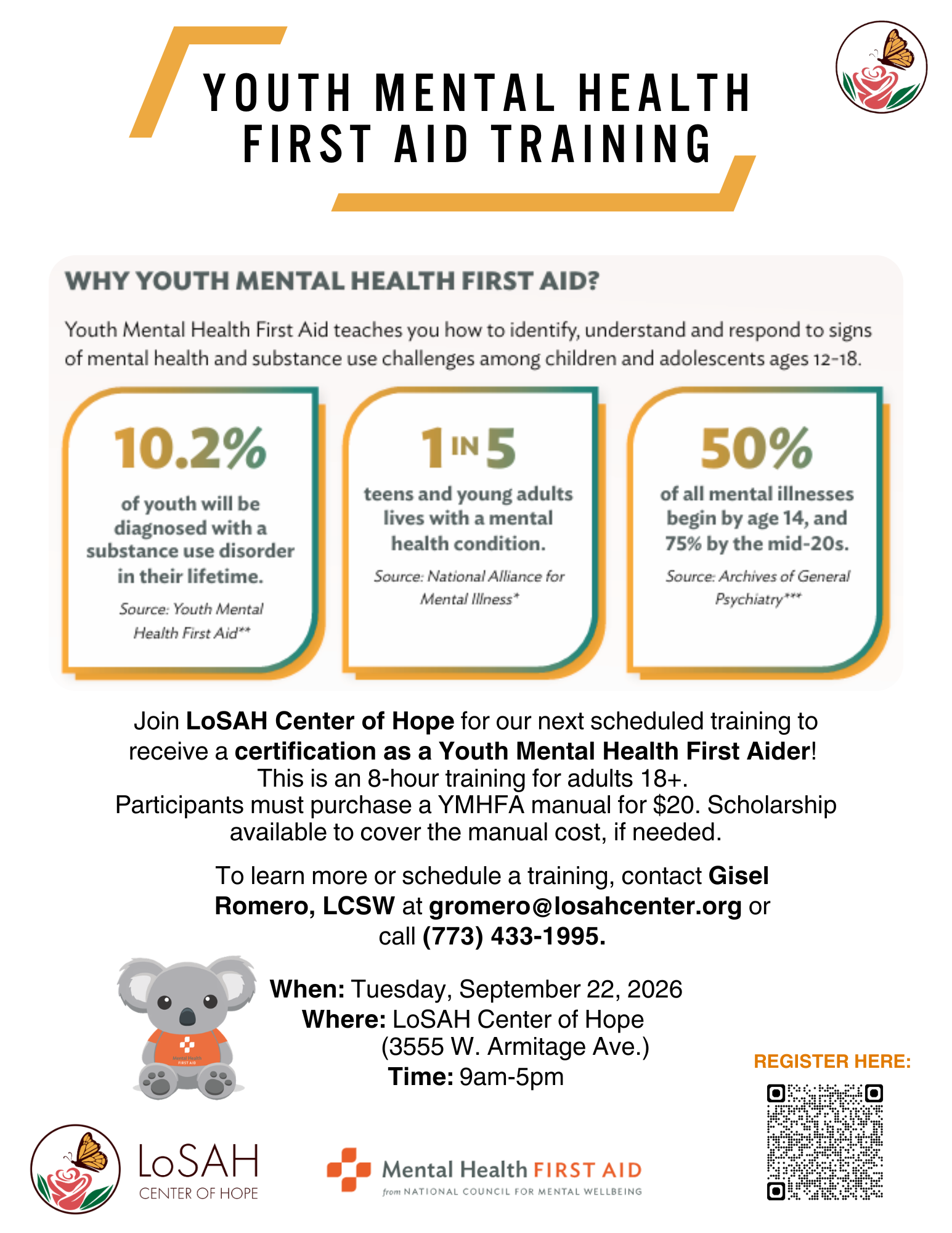 Youth Mental Health First Aid Training