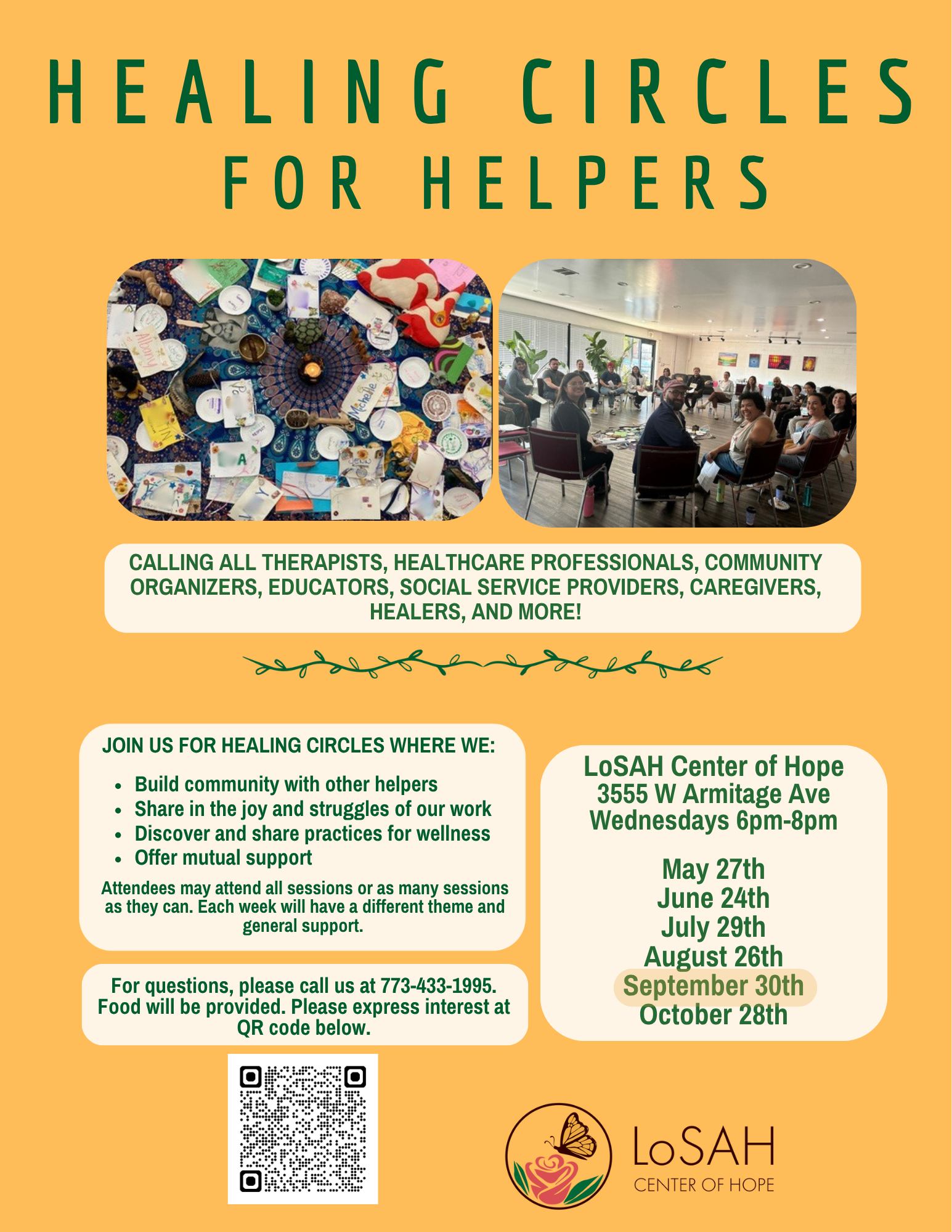 Healing Circle for Helpers - September