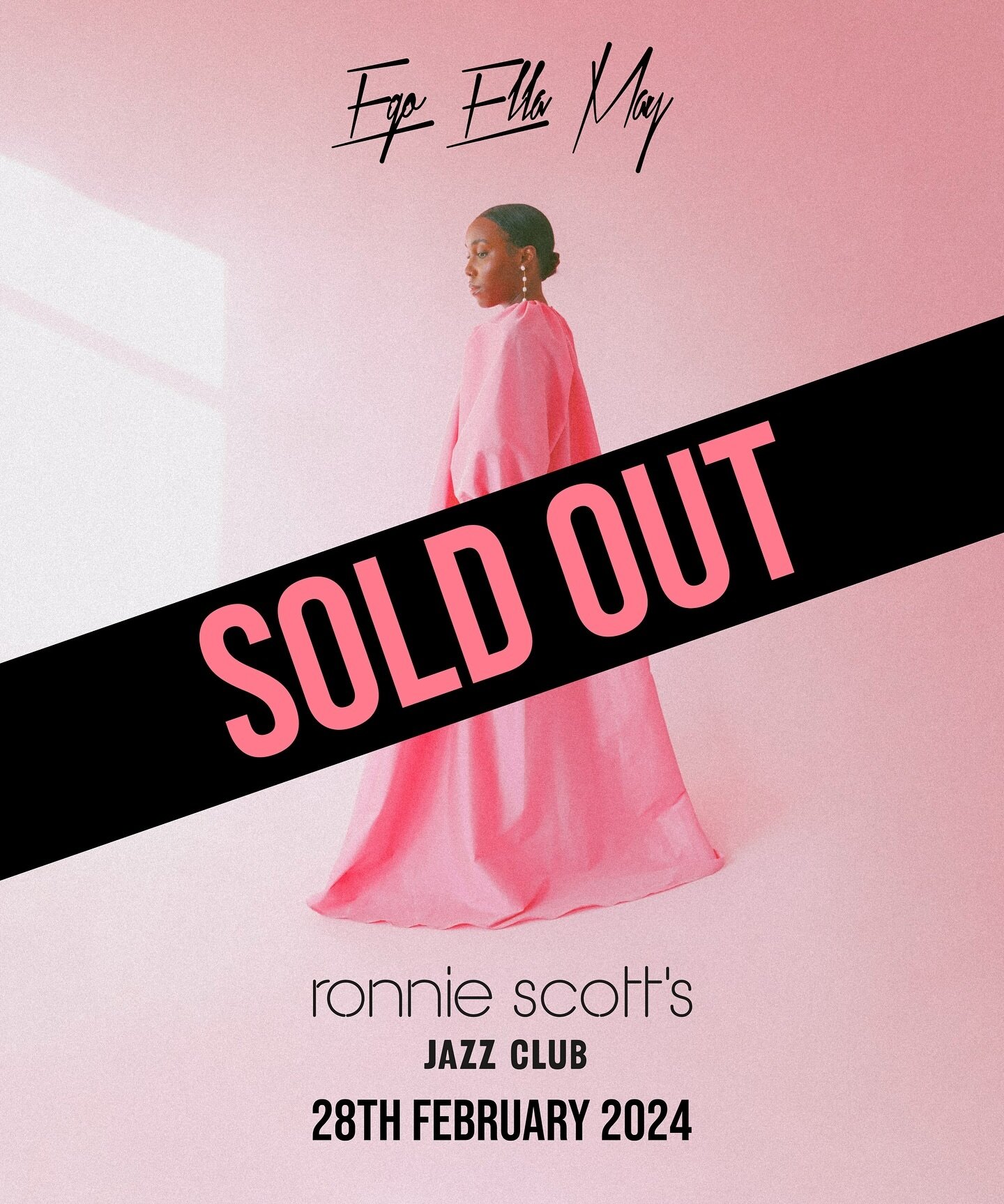 I found out yesterday that this gig has sold out exactly two months in advance 🤯🤯 Ronnie Scott&rsquo;s is such a legendary venue &amp; to know I&rsquo;m gonna be performing to a full house is the icing on the cake! Thank you SO much to everyone who