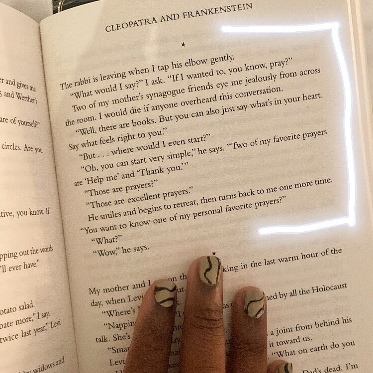 Happy new year all!
This excerpt is taken from &lsquo;Cleopatra &amp; Frankenstein&rsquo; by Coco Mellors &amp; I hope it resonates with you as much as it did for me.

My prayer for you is that you remember every exhale is a celebration, that just BE