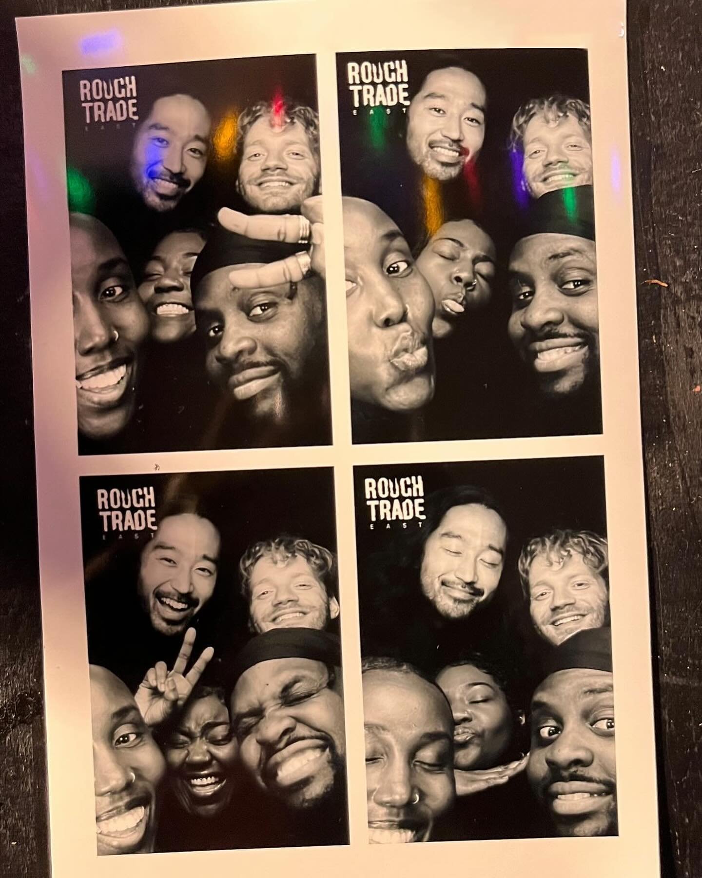 Myself &amp; the floating heads (@amanesuganami , @misselizabrown , @hugo_piper , @davidkd) had a fab time at the @bricklanejazzfestival !! 

Thank you to everyone who came to @roughtradeeast to see us 🥹 it means a lot! We played a new song!! 
Swipe
