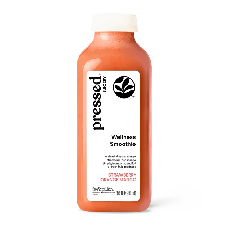 Wellness Smoothie- Strawberry Orange Mango (6 pack)