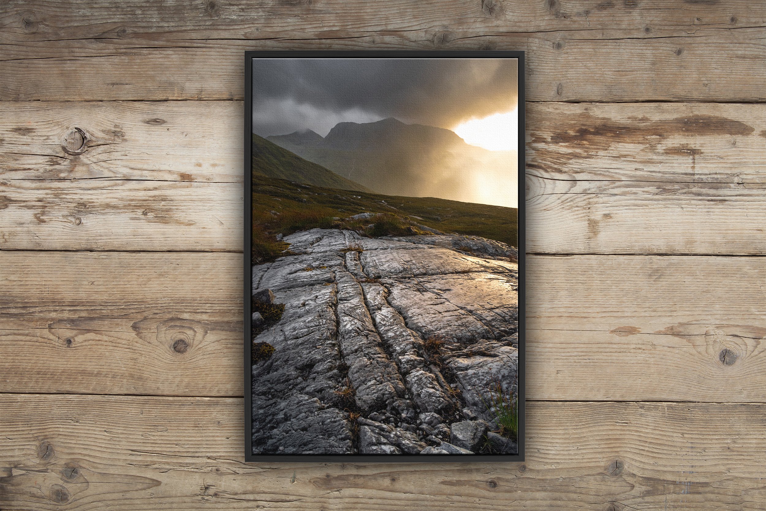 Framed Canvas Gallery Block - Black