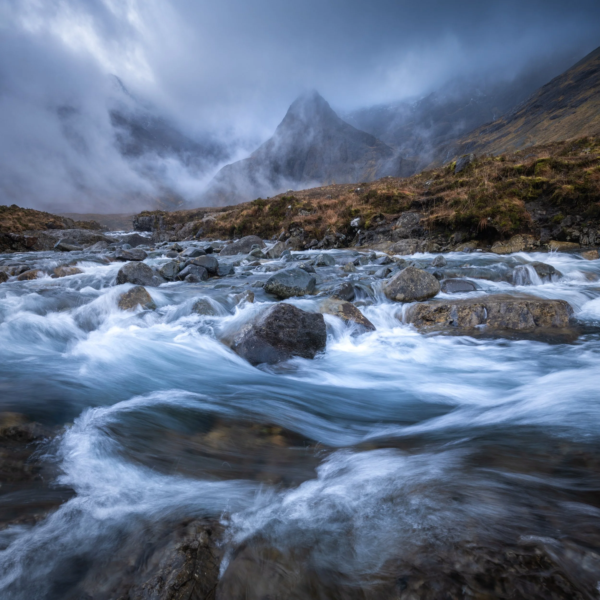 'Swoosh' - Fairy Pools, Glen Brittle