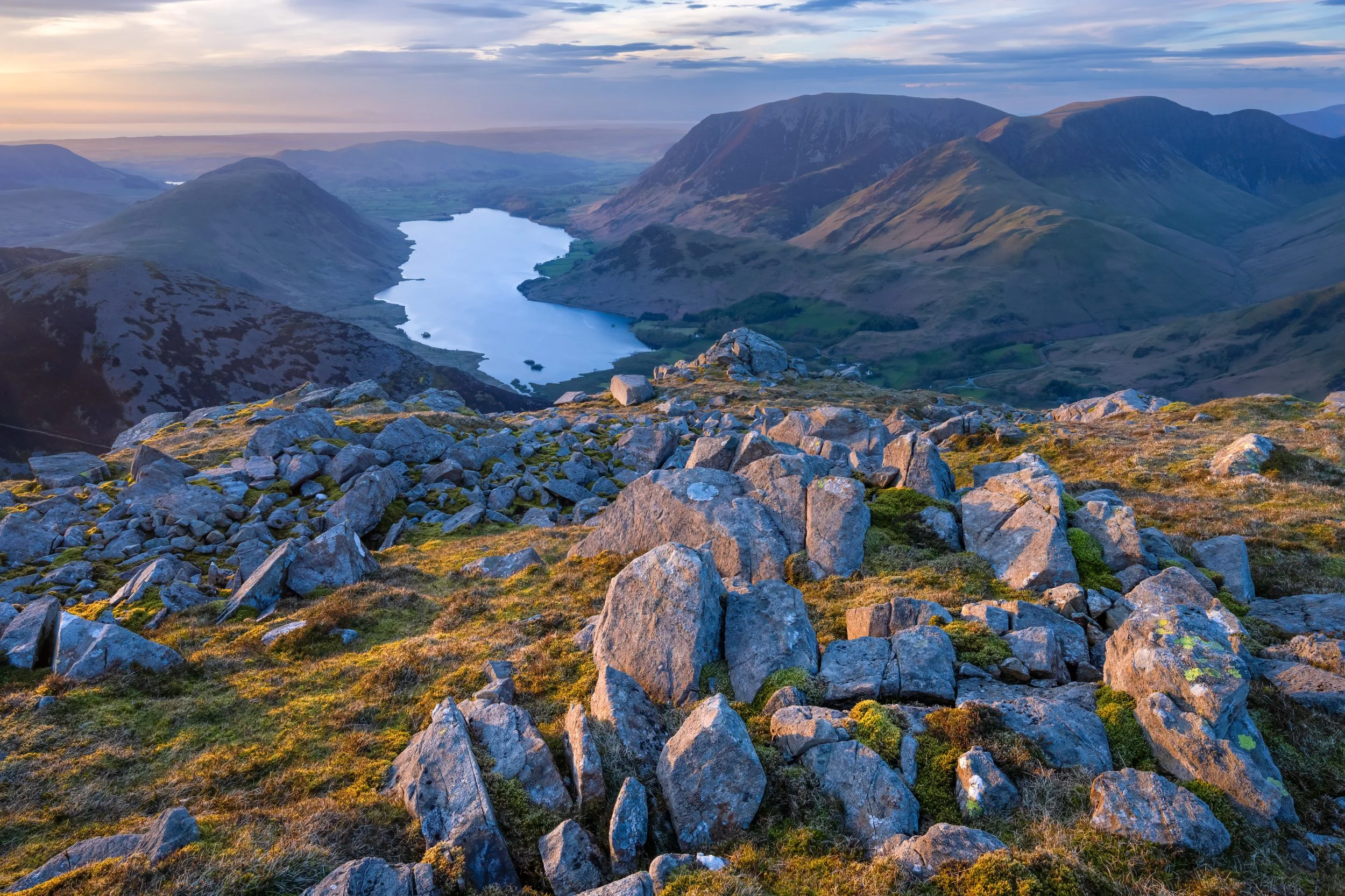 'Sanctuary' - Crummock Water from High Stile