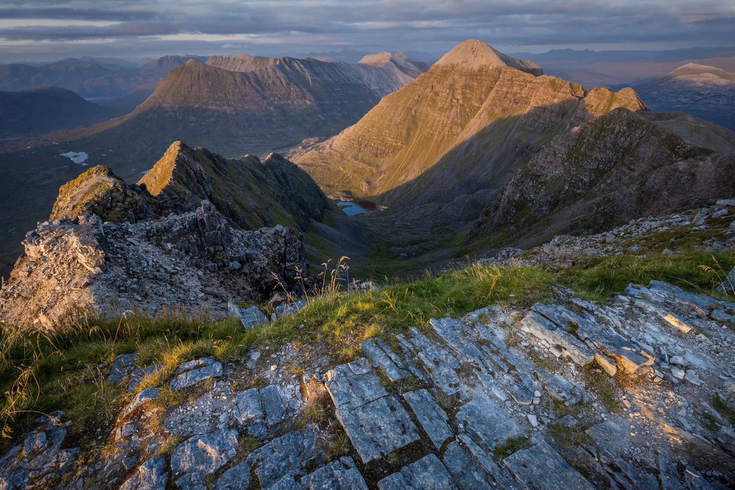 Sunset from Liathach, Torridon, Scotland