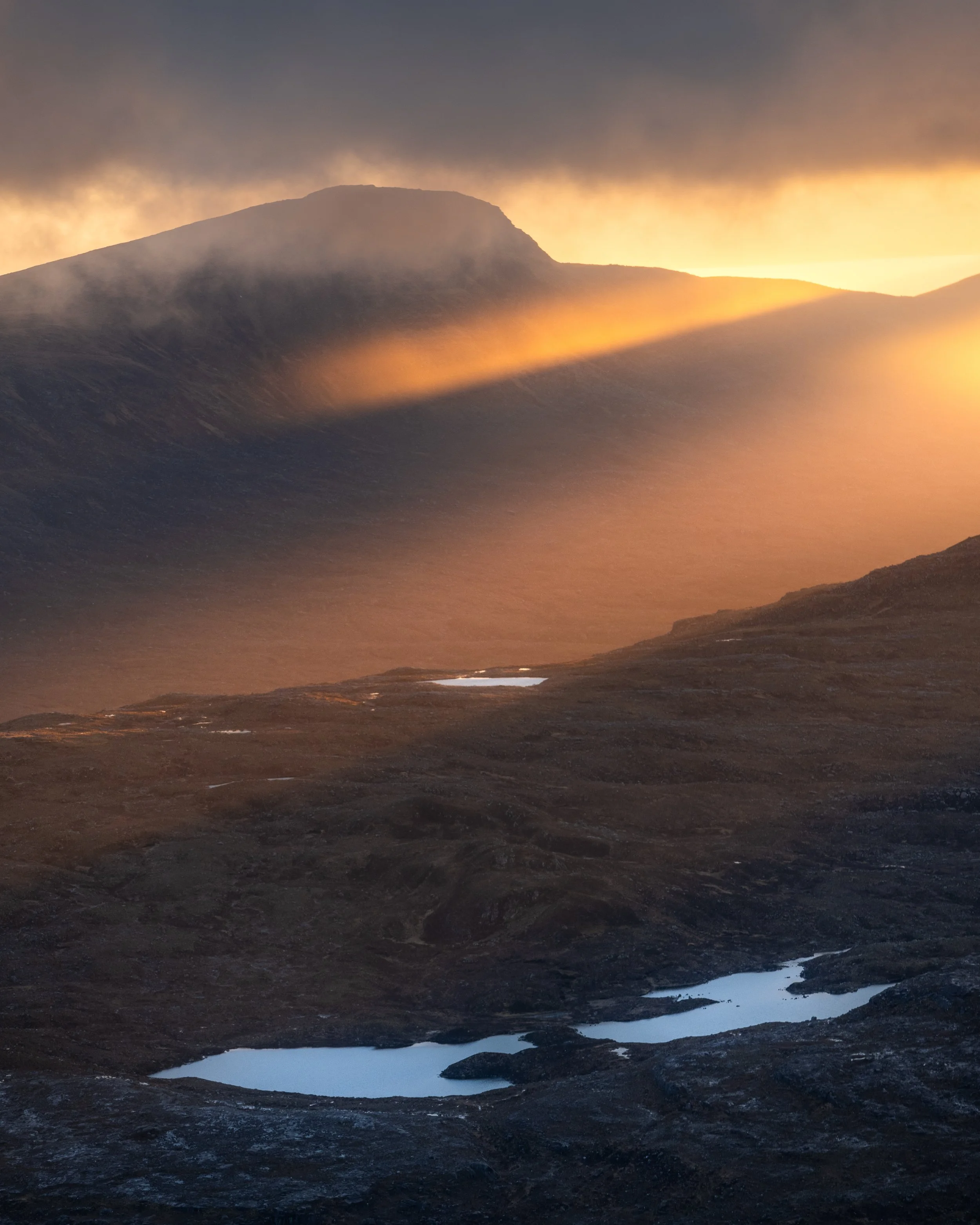'Beaming' - Beinn Bhreac, Wester Ross