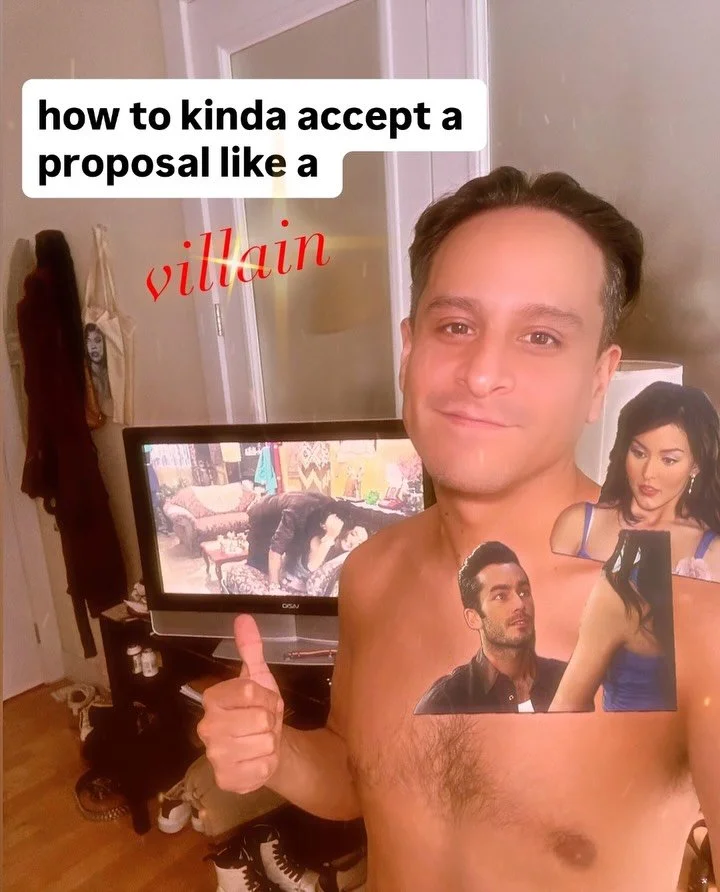 i do! (when you&rsquo;re rich!)

follow me for more villainous tips and come see my show Puro Veneno in NYC on January 6 at the iconic Joe&rsquo;s Pub - info at the linkie 🍎🌹🐍

#nyc #gay #latinos #telenovela #offbroadway #comedy #proposal #fyp