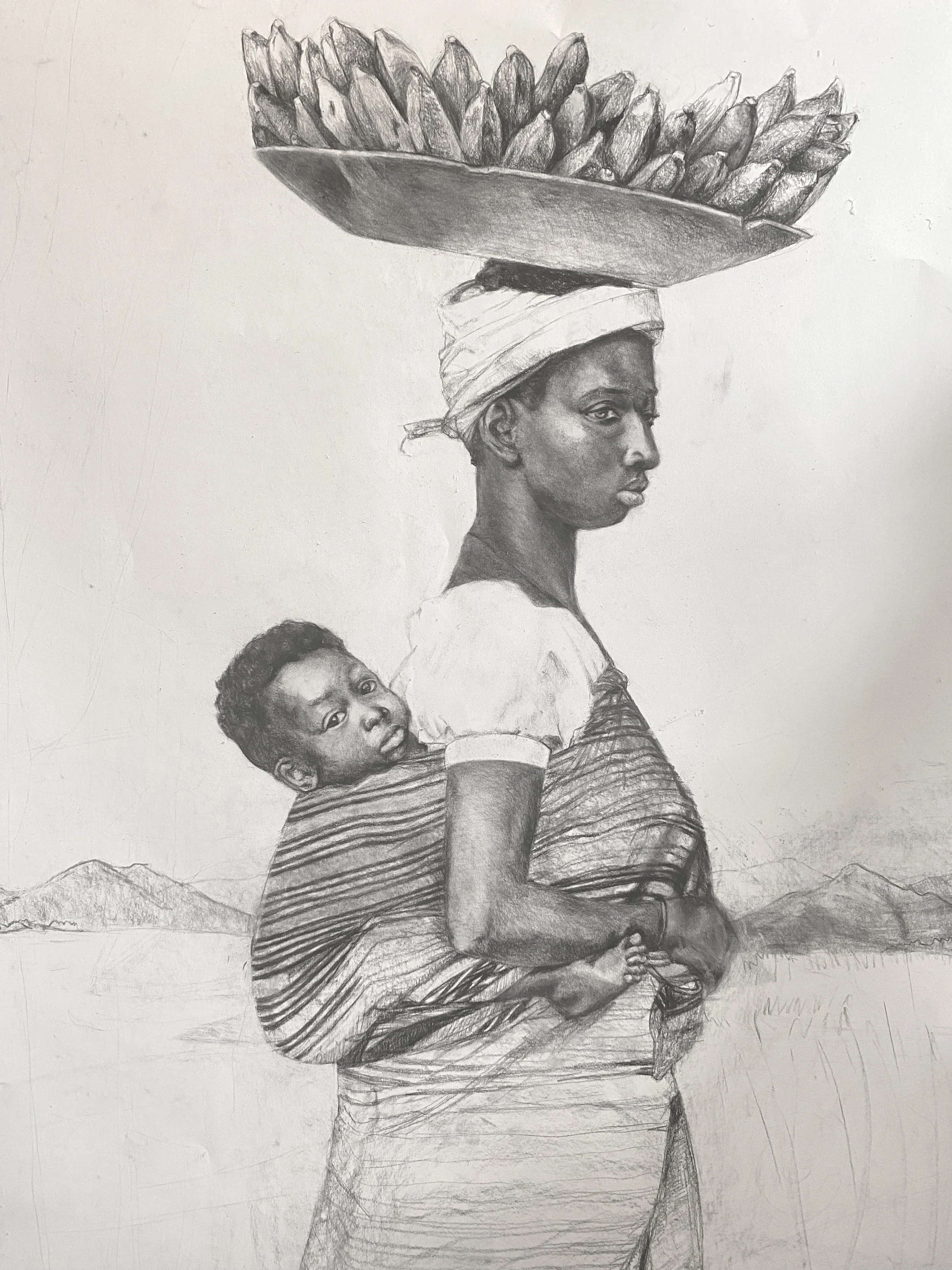Charcoal on paper
30" x 40" 