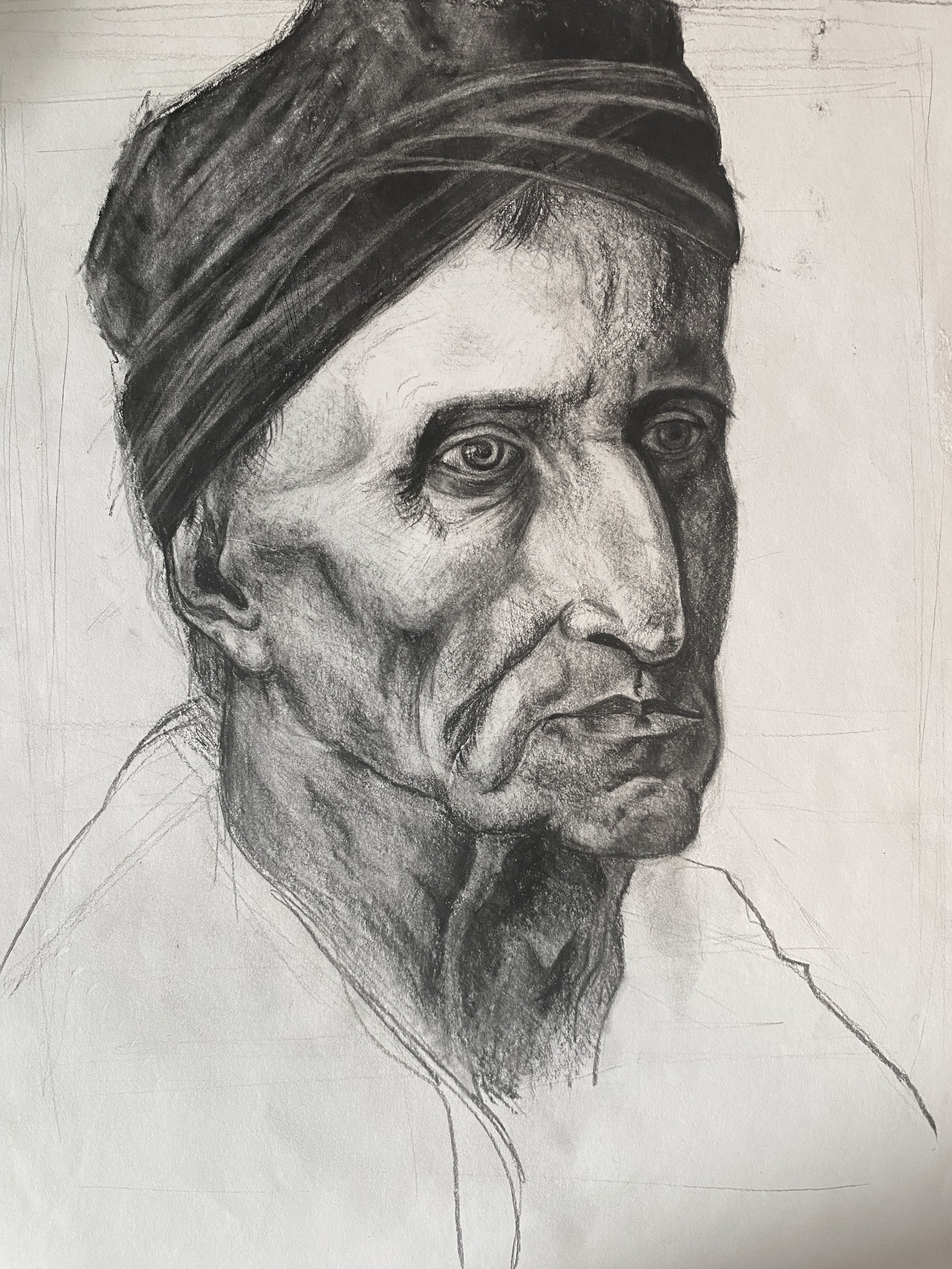 Charcoal on paper
20" x 12"