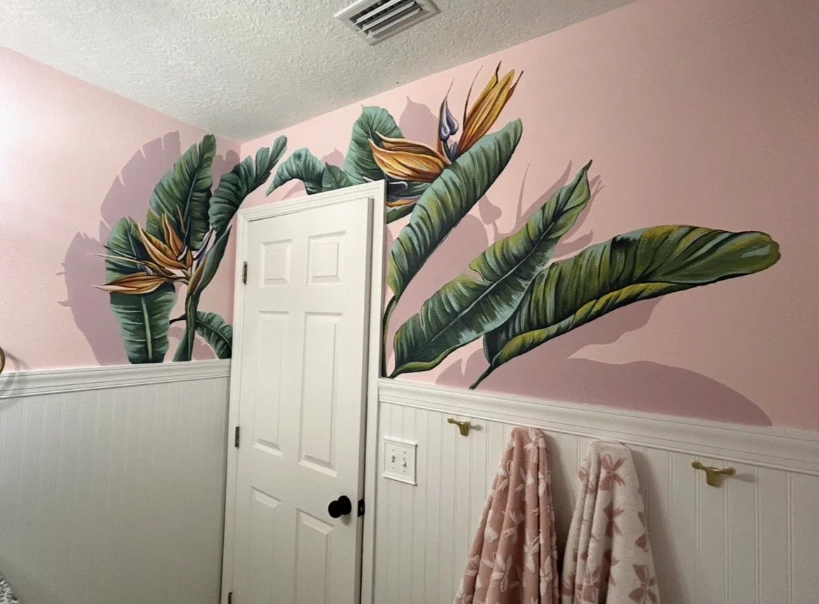 Bathroom Mural for a private residence