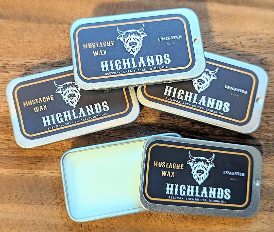 Mustache Wax - Unscented - Medium Hold