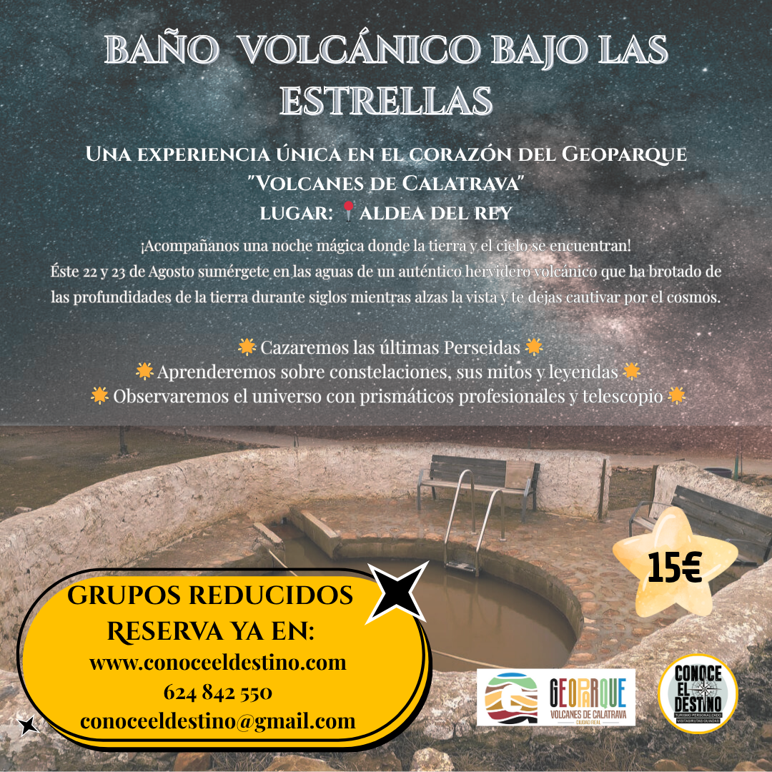 ASTROEXPERIENCIA: BAÑO VOLCÁNICO BAJO LAS ESTRELLAS